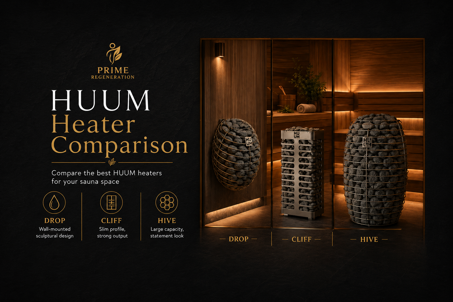 Huum heater comparison guide with images