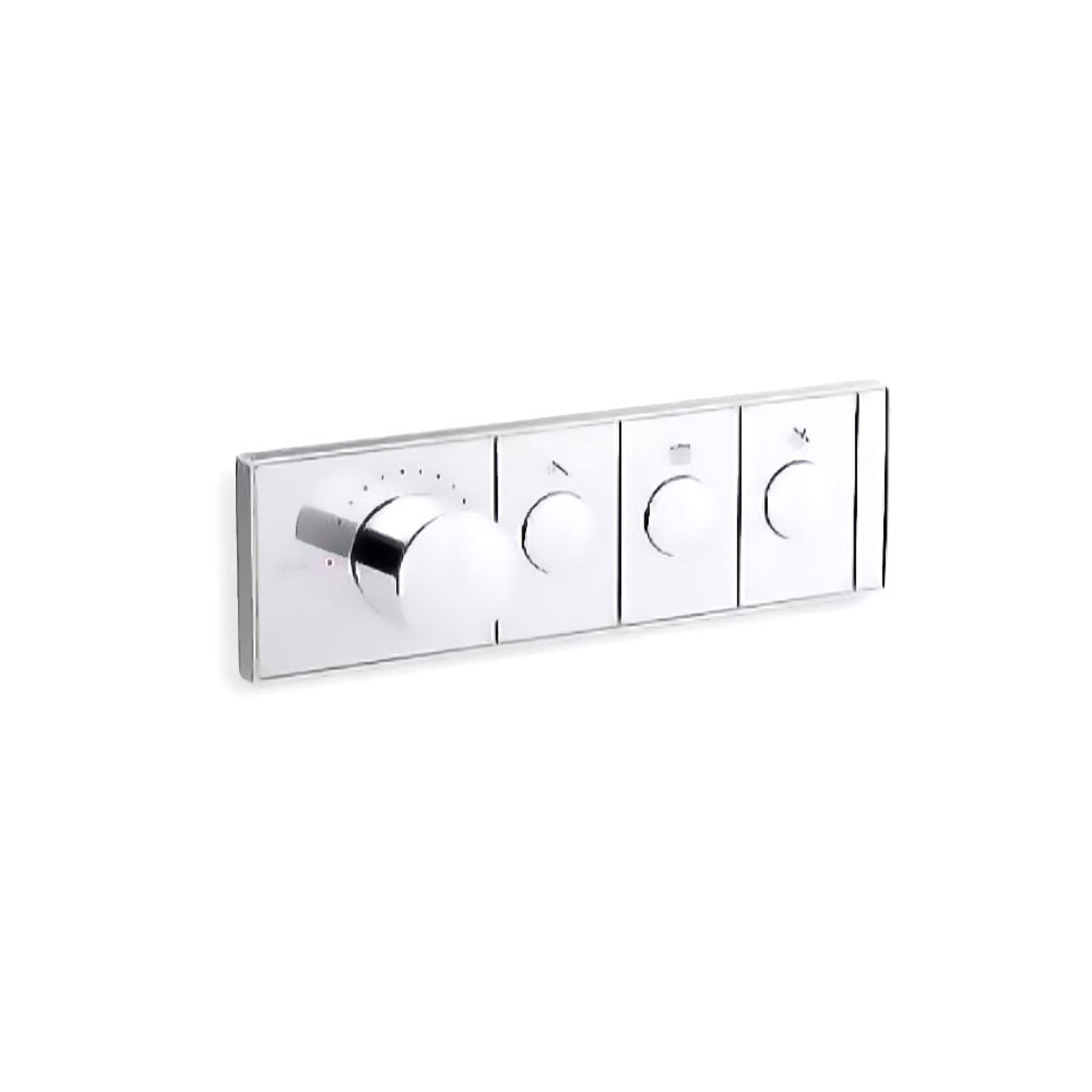 Kohler K-26347-9 Anthem Three-Outlet Recessed Thermostatic Valve Control in Polished Chrome