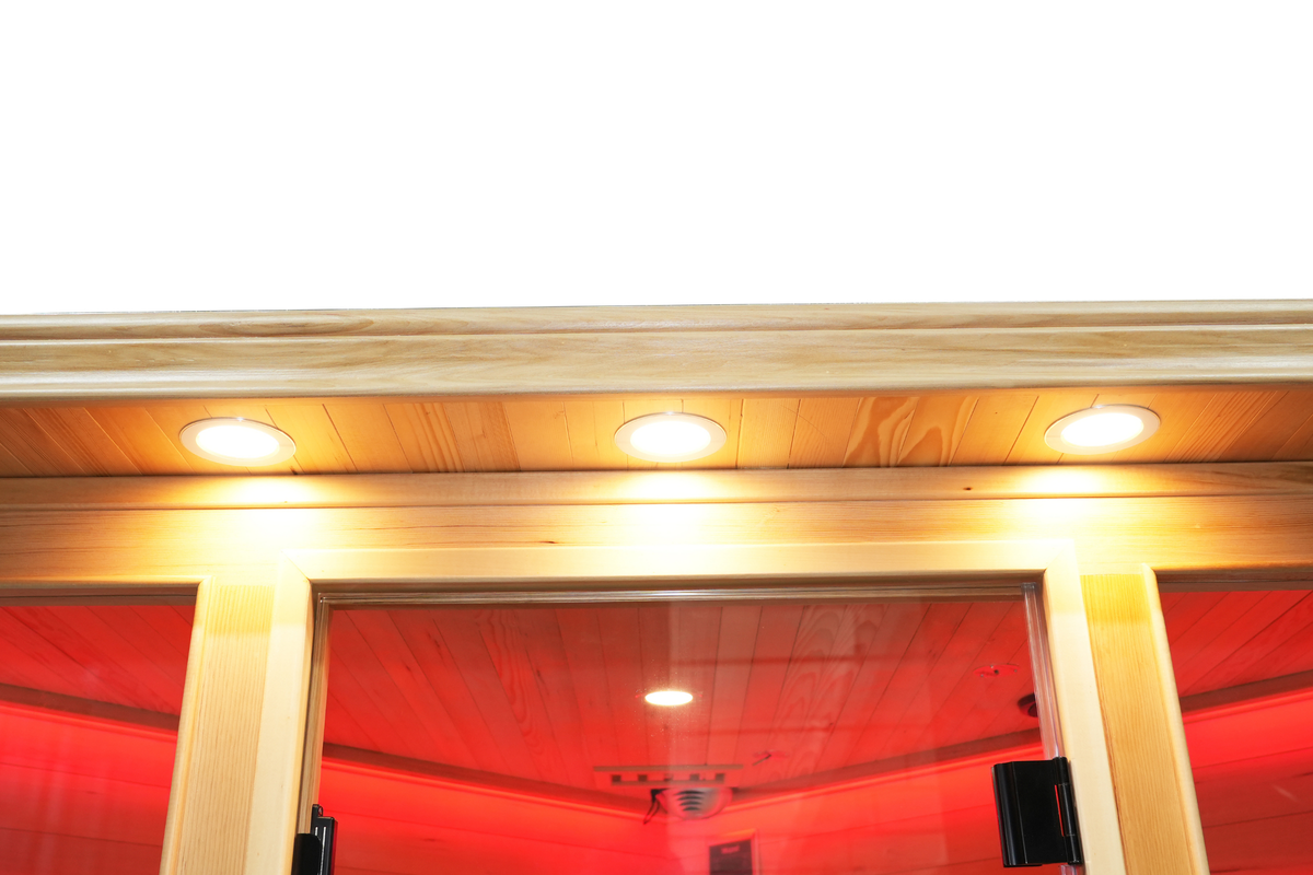 4-5 Person Full Spectrum Infrared Sauna with Red Light Therapy | Blisspod Vienna RED