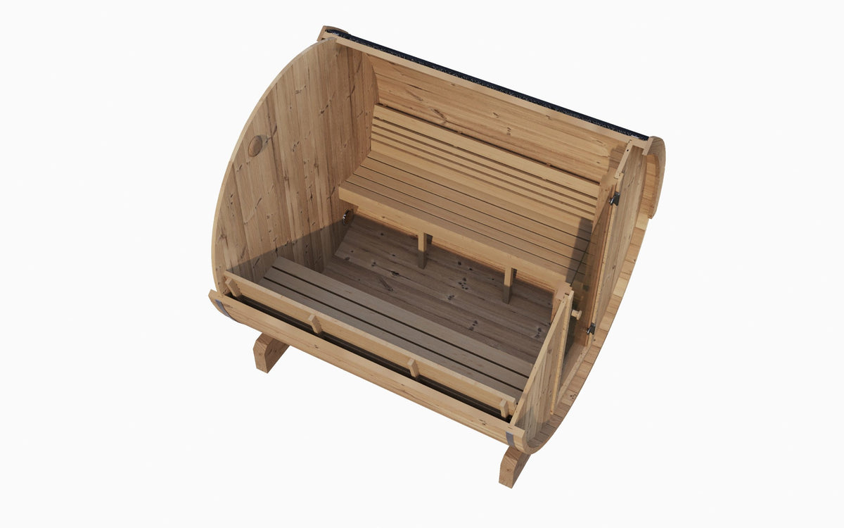 SaunaLife E8B outdoor barrel sauna