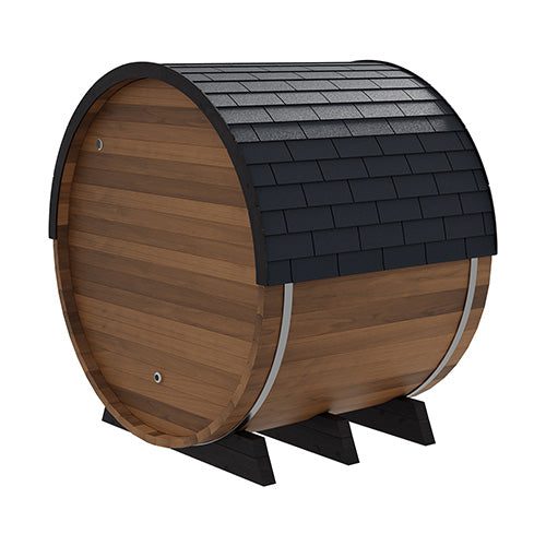 Finnmark FD-6 Combination Barrel Sauna | Infrared + Traditional | Canadian Cedar