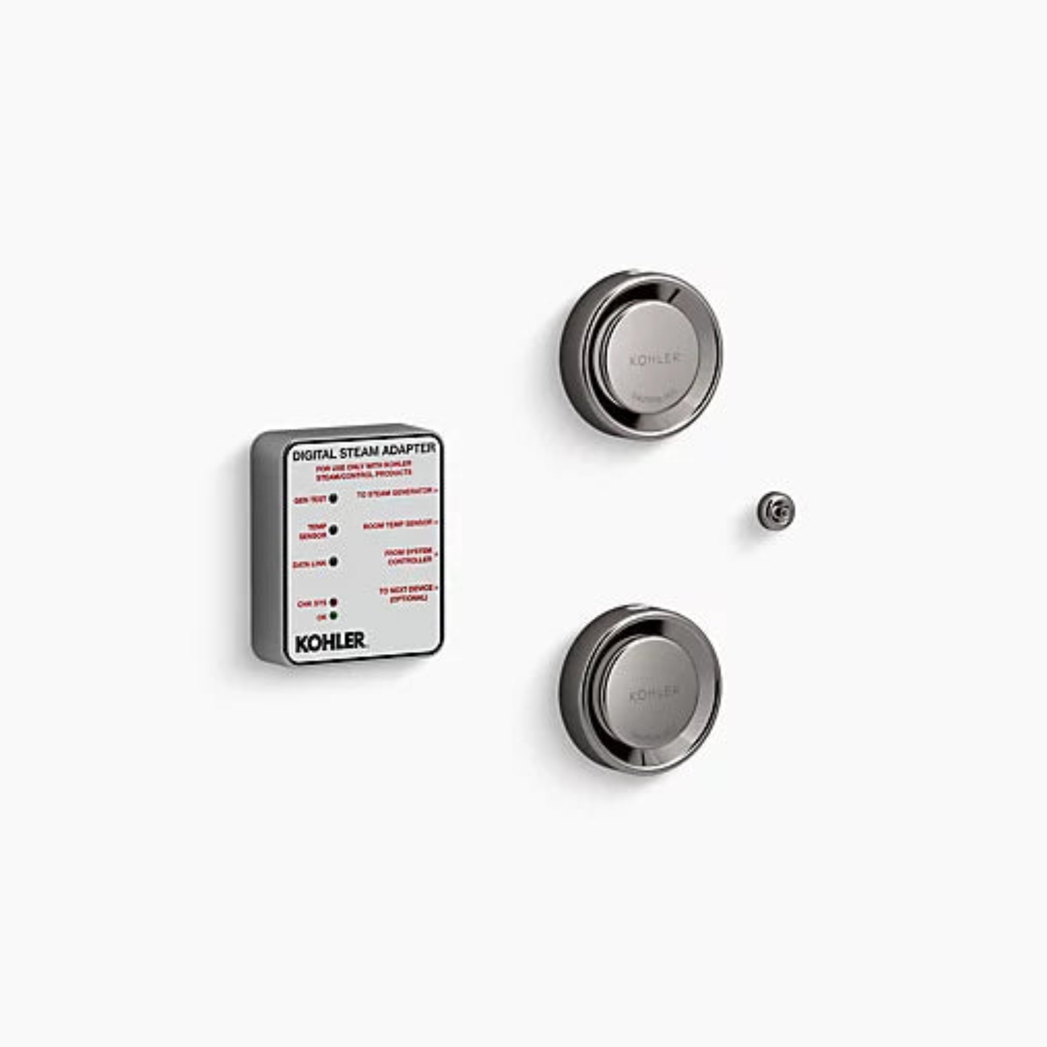 Kohler K-5549-K1 Invigoration Tandem Steam Adapter Kit – Vibrant Titanium
