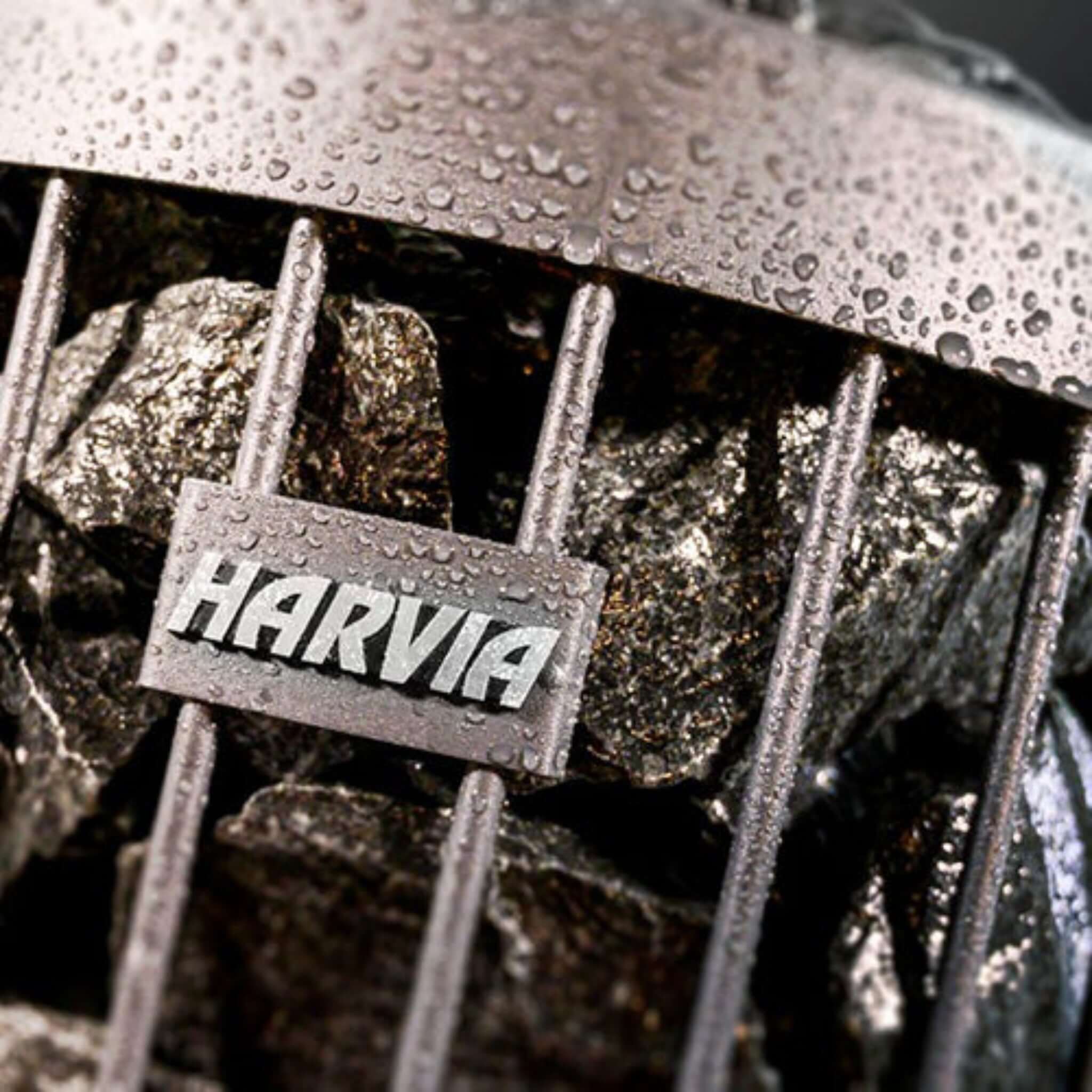 Harvia Vulcanite Sauna Heater Stones, Split-Face, 5-10cm detail view
