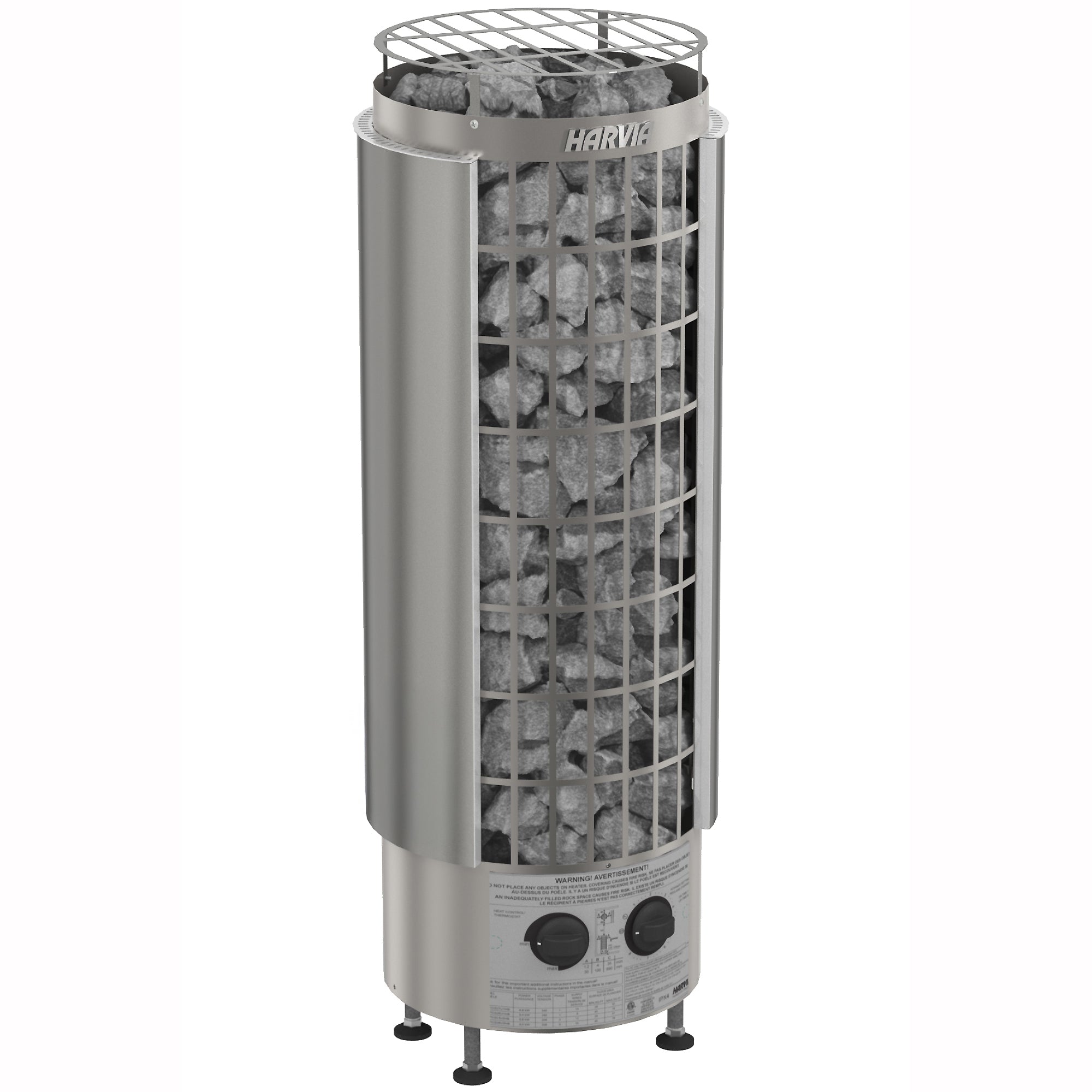 Cilindro Half Series 8kW Stainless Steel Sauna Heater at 240V 1PH