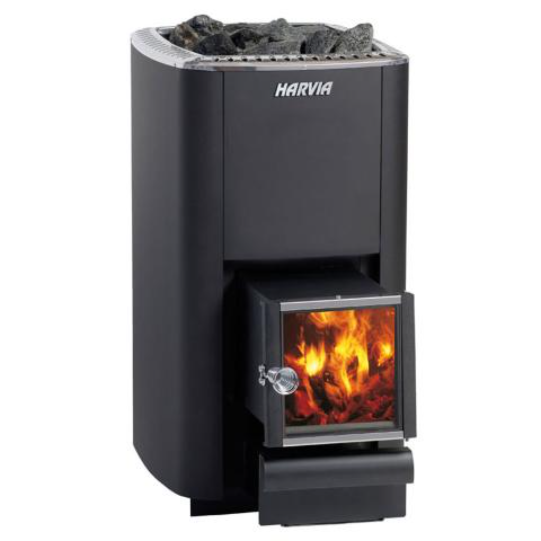 Harvia M3 SL 16.5kW wood-burning sauna stove with exterior feed