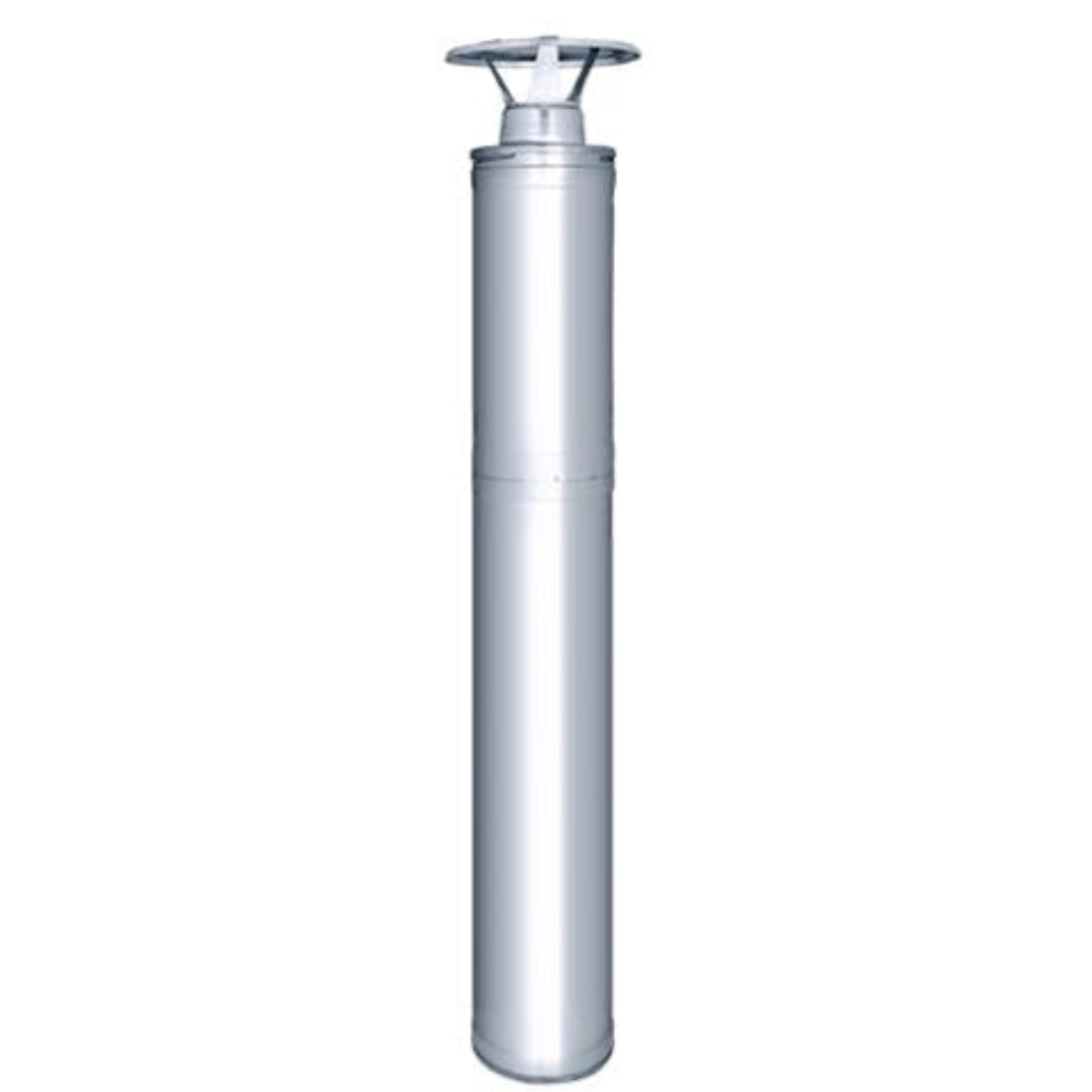 Harvia WHP1500 1500mm chimney kit — black steel for wood-burning sauna heaters