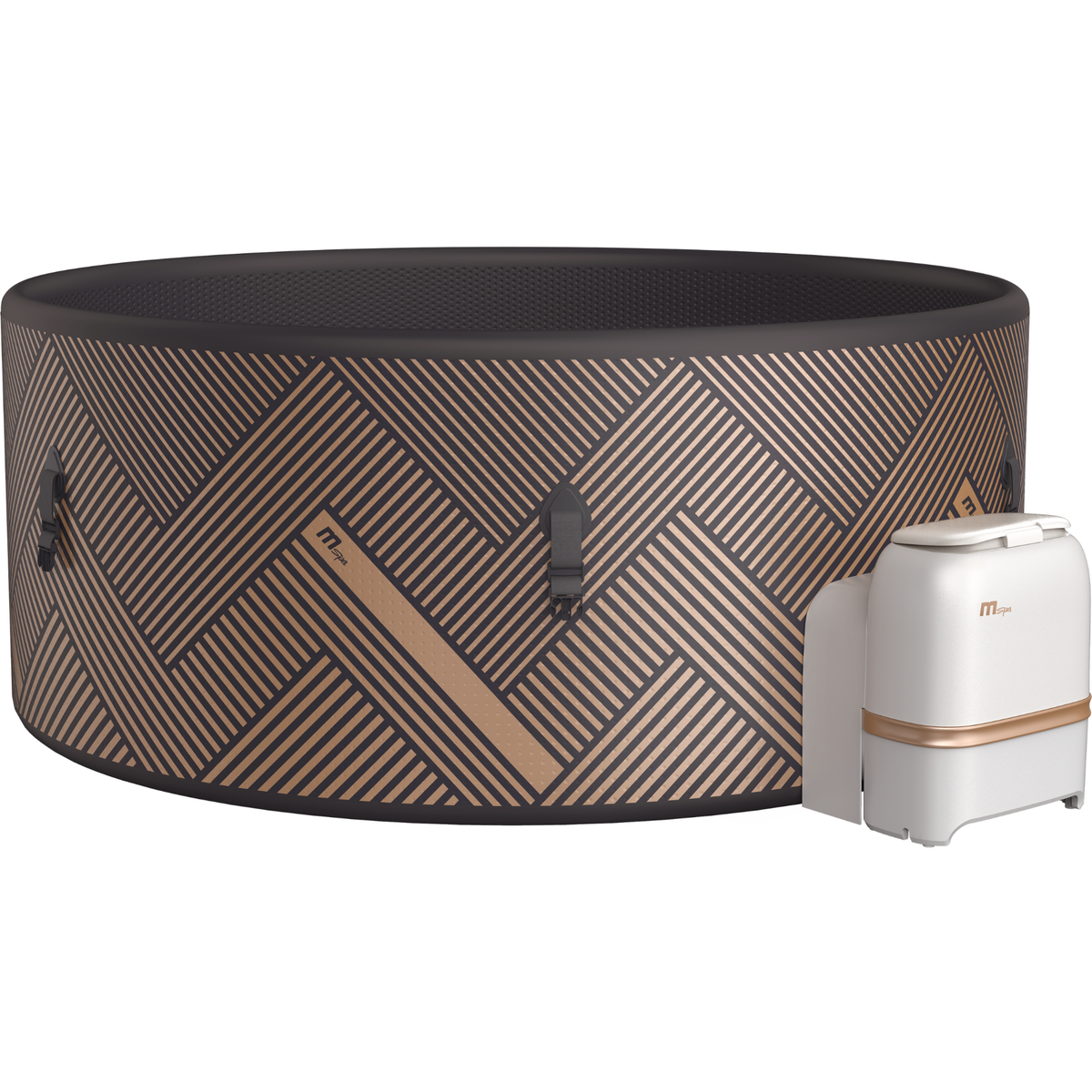 MSPA | MONO | Verto Series | Rigid Hot Tub & Spa | Upto 6 Person with a stylish design and heating unit.