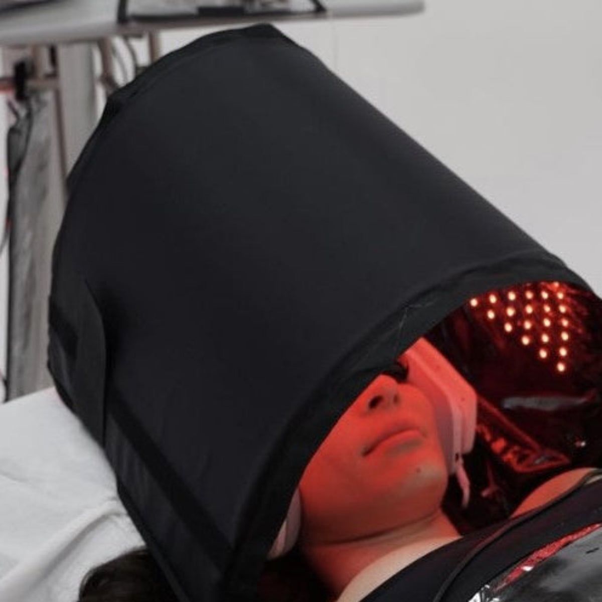 Red Light Pro Devices VersaDome Pro 2-in-1 Face & Body Device | 1,998 LEDs | 660nm + 850nm shown as a facial dome.