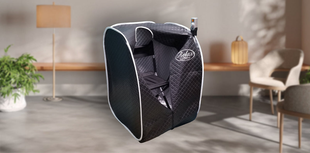 Black Pro Sauna in a modern home setting