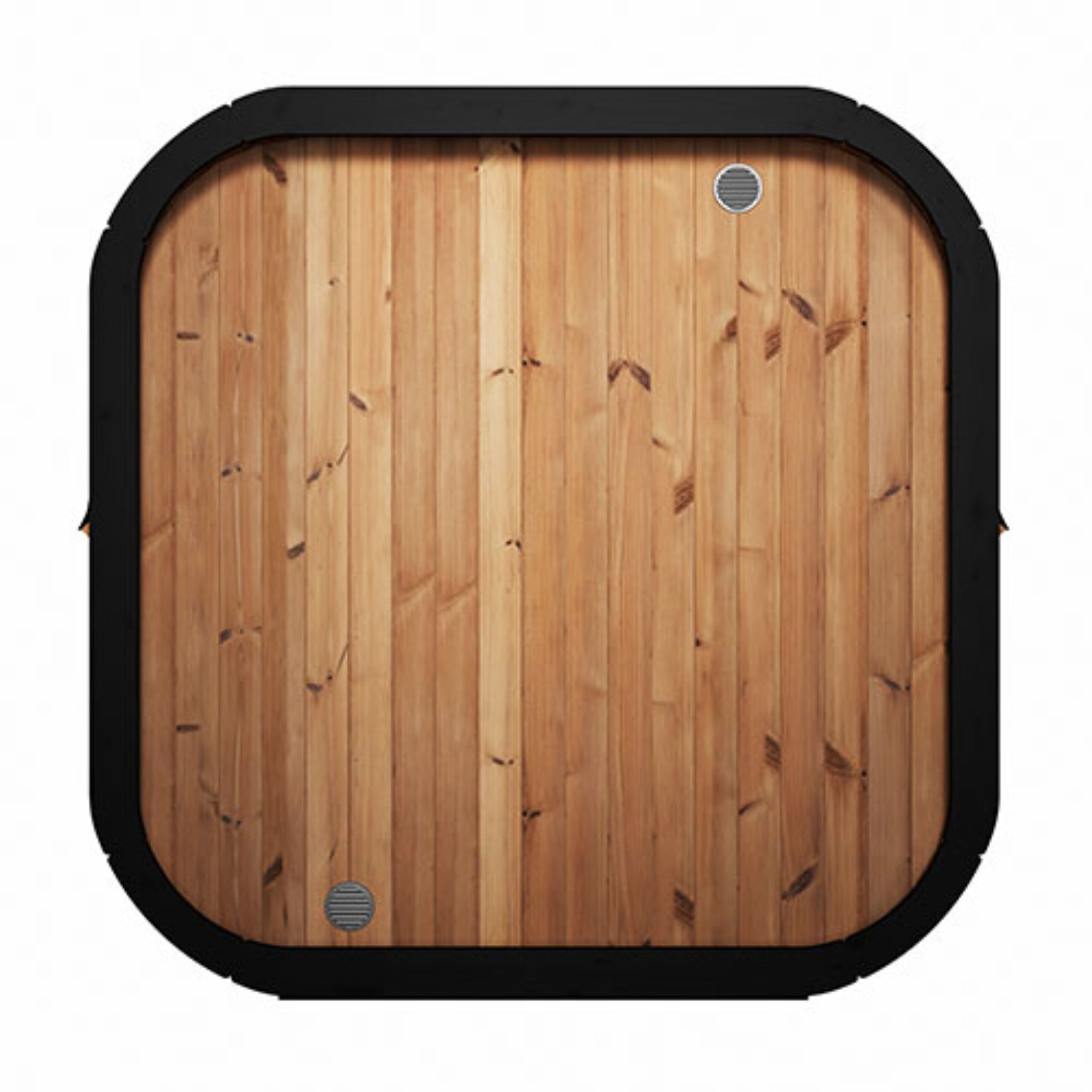 SaunaLife Cube-Series Model CL7G 6-Person Outdoor Sauna Kit – Rear View