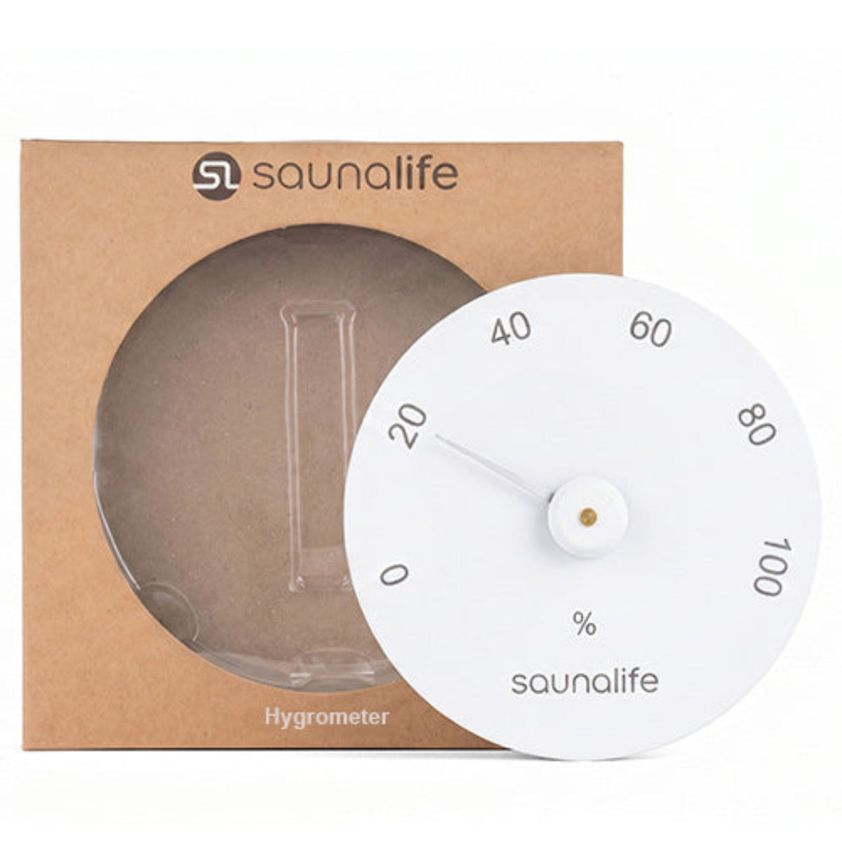 SaunaLife Designer Sauna Hygrometer with box