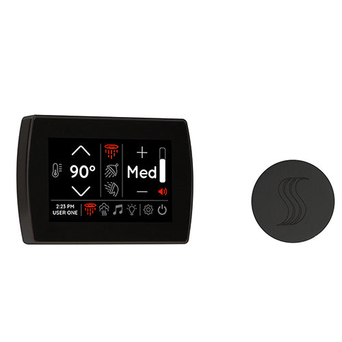 ThermaSol SignaTouch steam head kit touchscreen display with steam head control and user interface.
