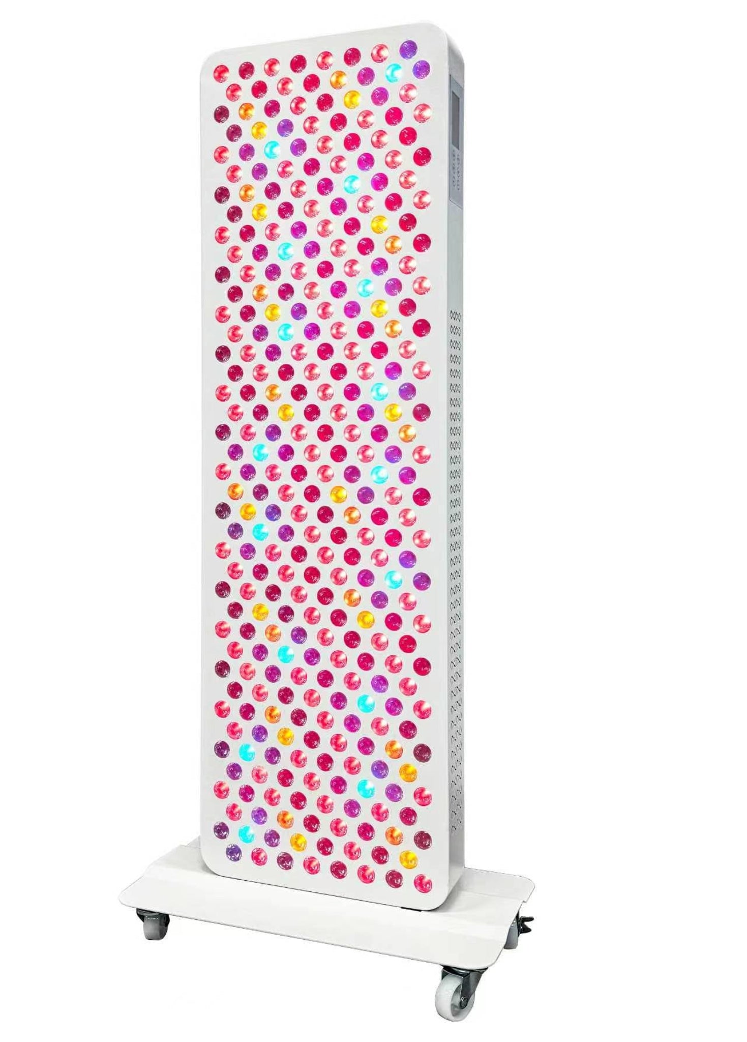 Nicebeam Colorful polka dot light therapy device on a white background