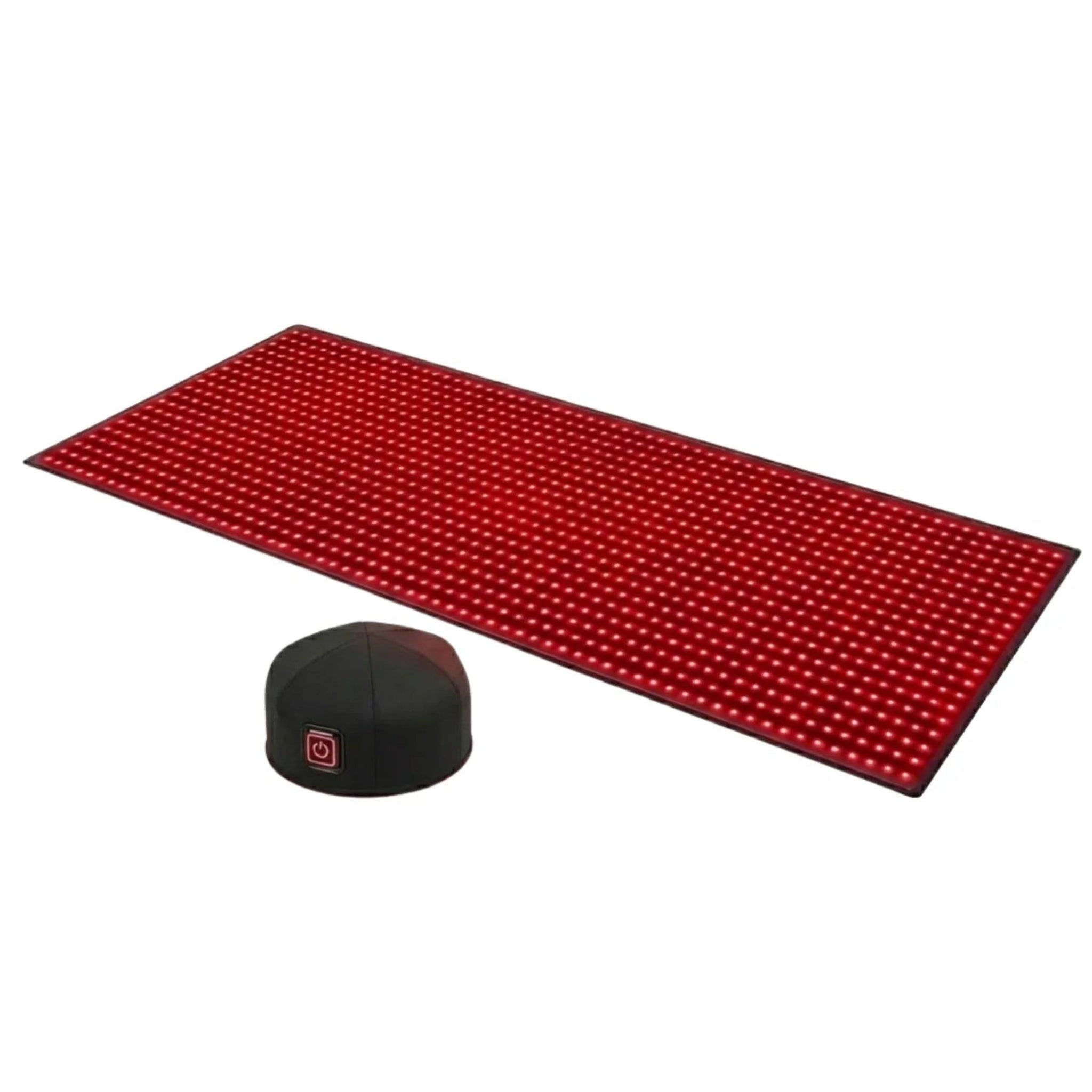 Nicebeam Red mat with black cap on a white background