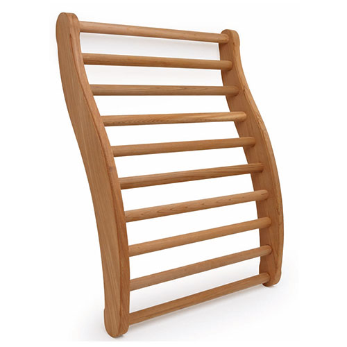 Finnmark S-Shape Cedar Sauna Backrest - Ergonomic Canadian Red Cedar