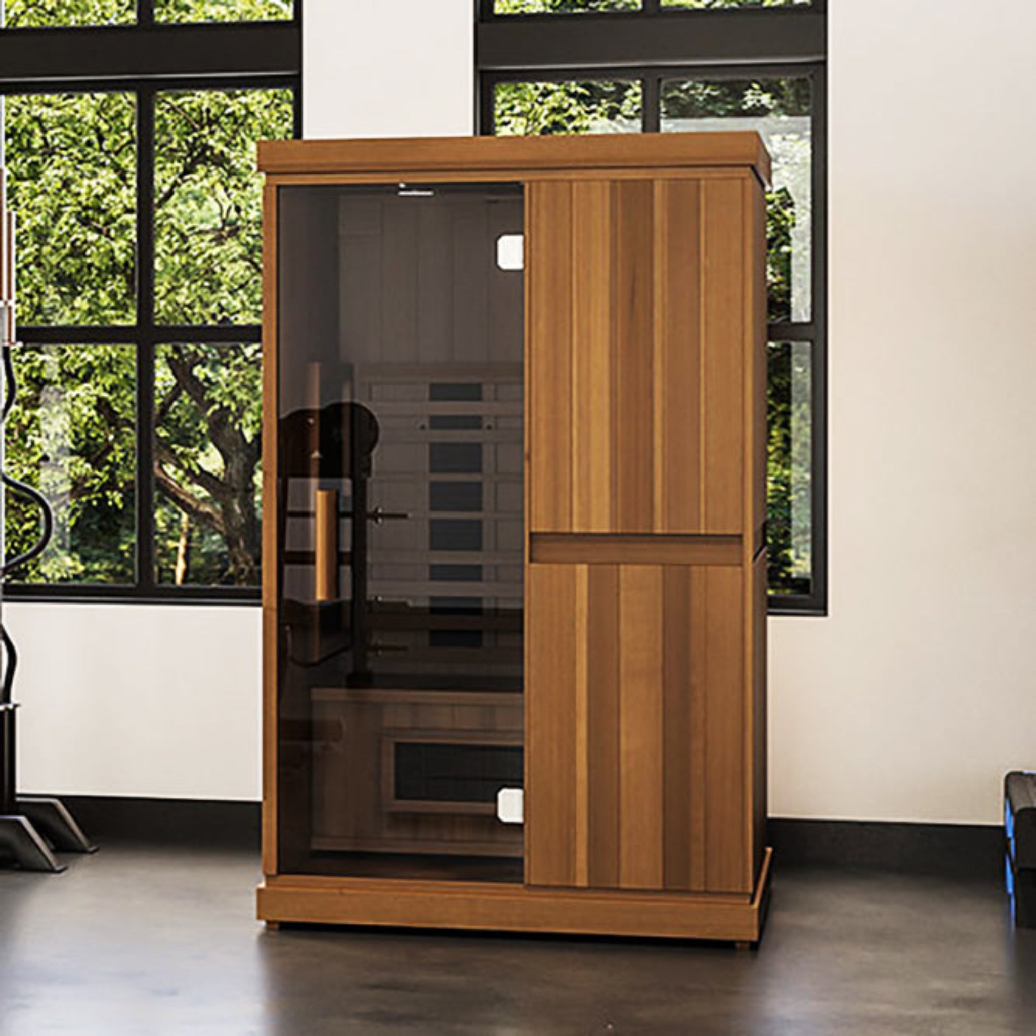 Finnmark FD-2 full spectrum infrared sauna front exterior view