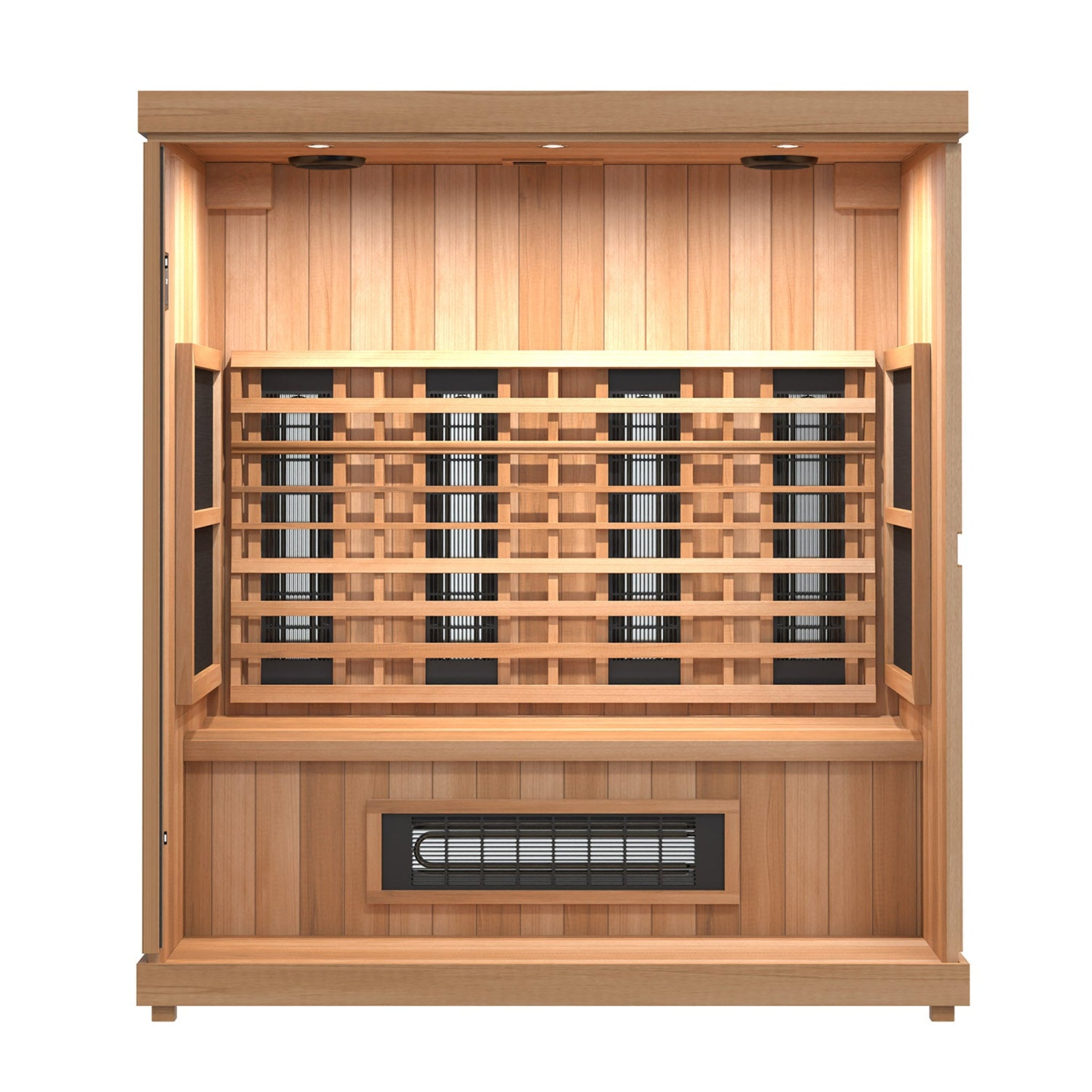 Finnmark FD-3 4-person infrared sauna front exterior view