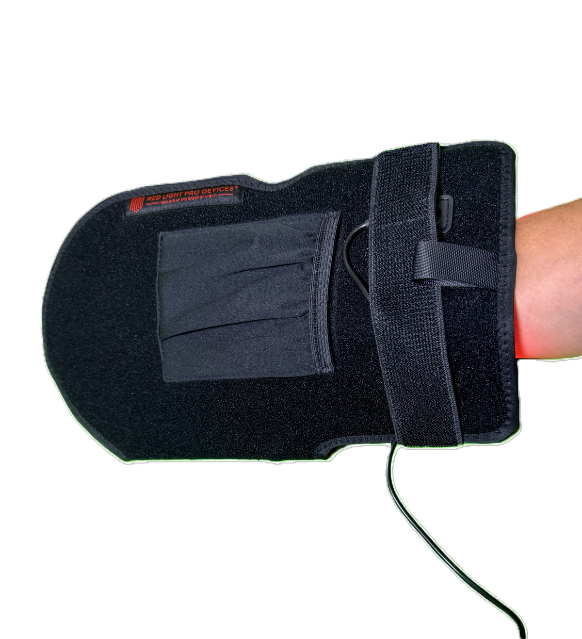 Red Light Pro Devices Hand & Wrist Glove product photo on white background