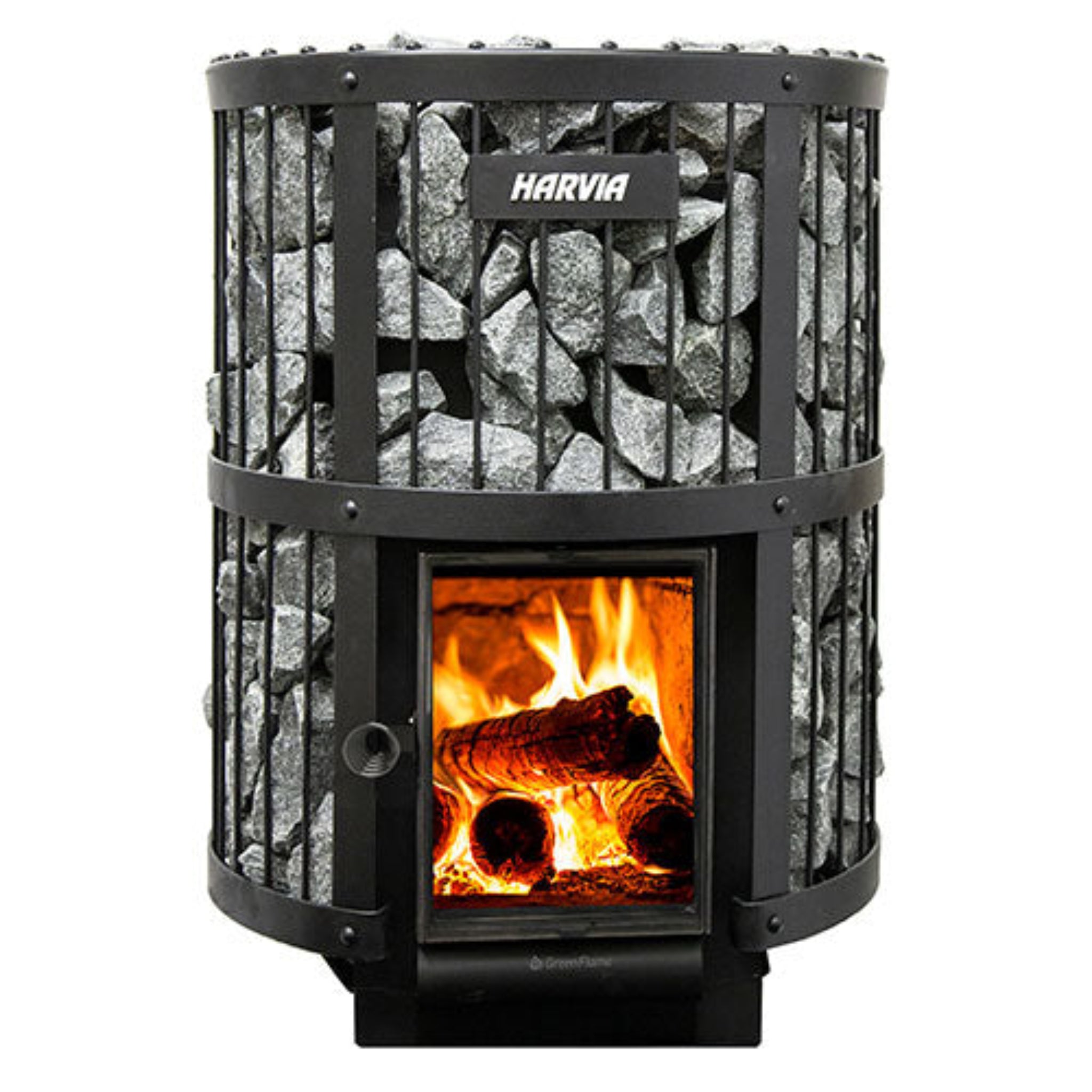 Harvia Legend GreenFlame WK200LD 15.9kW wood-burning sauna stove — product overview