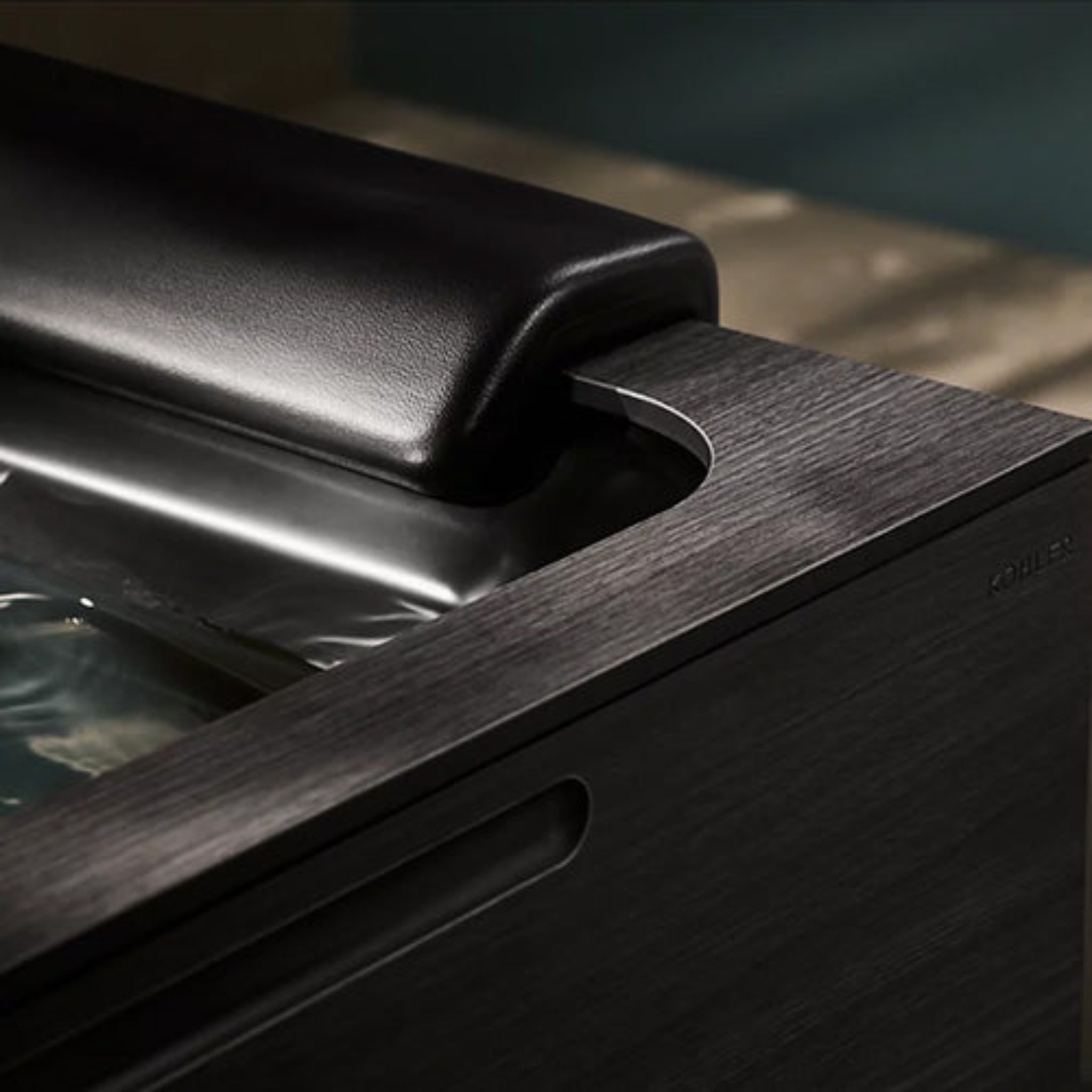 Kohler x Remedy Place Ice Bath – close-up of rim and edge