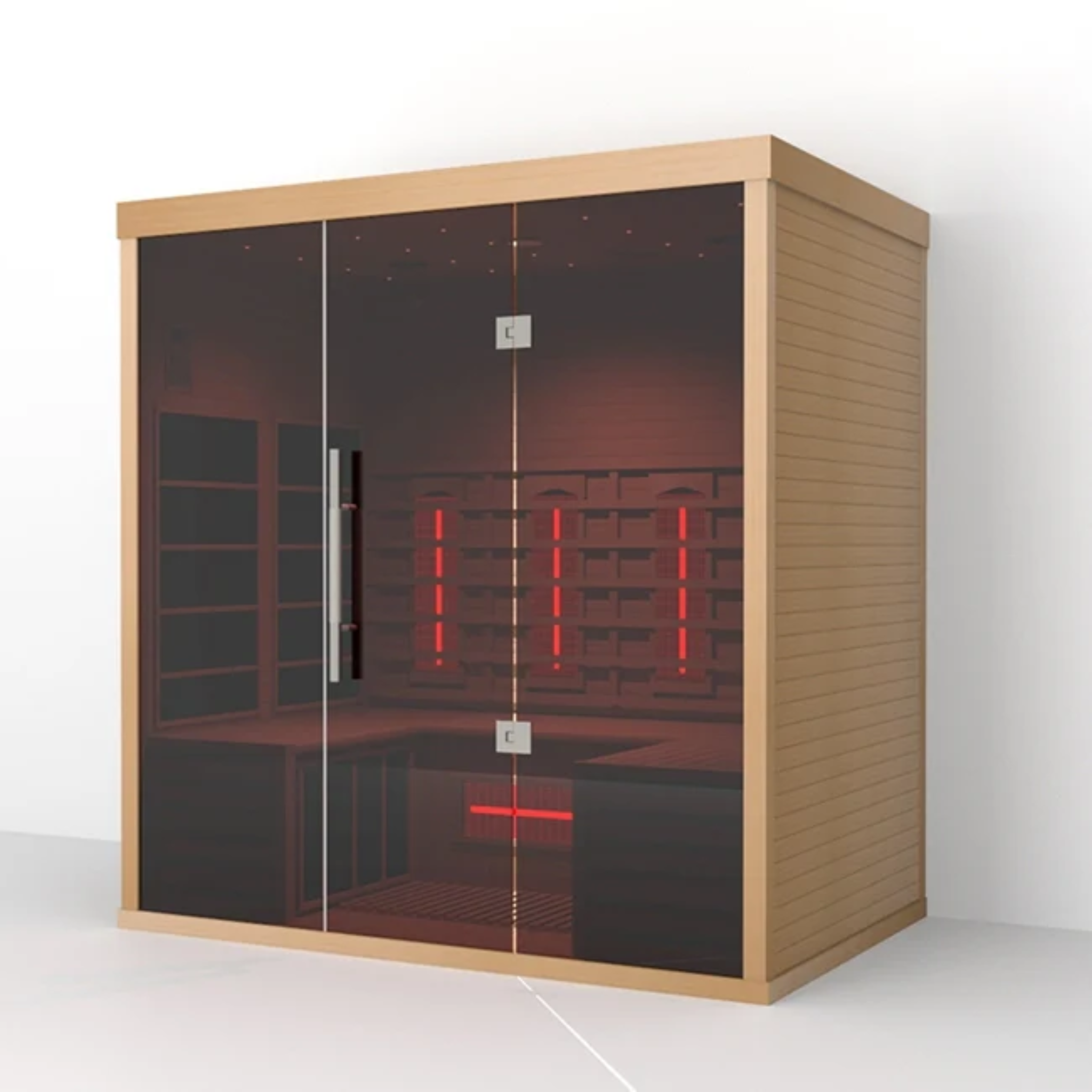 Lumin Three Infrared Sauna – Front Exterior View