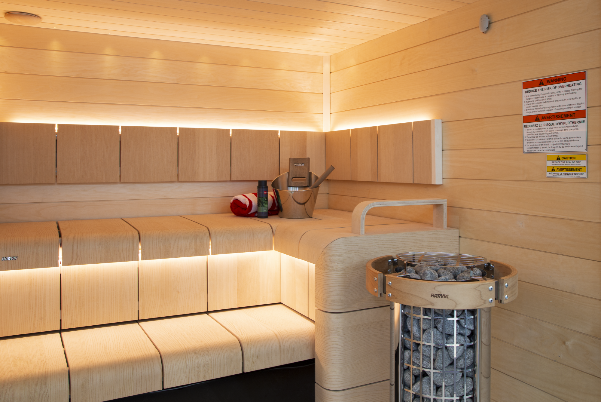 Harvia Cilindro Half PC80E 8kW Electric Sauna Heater | 240V 1-Phase | Floor-Standing