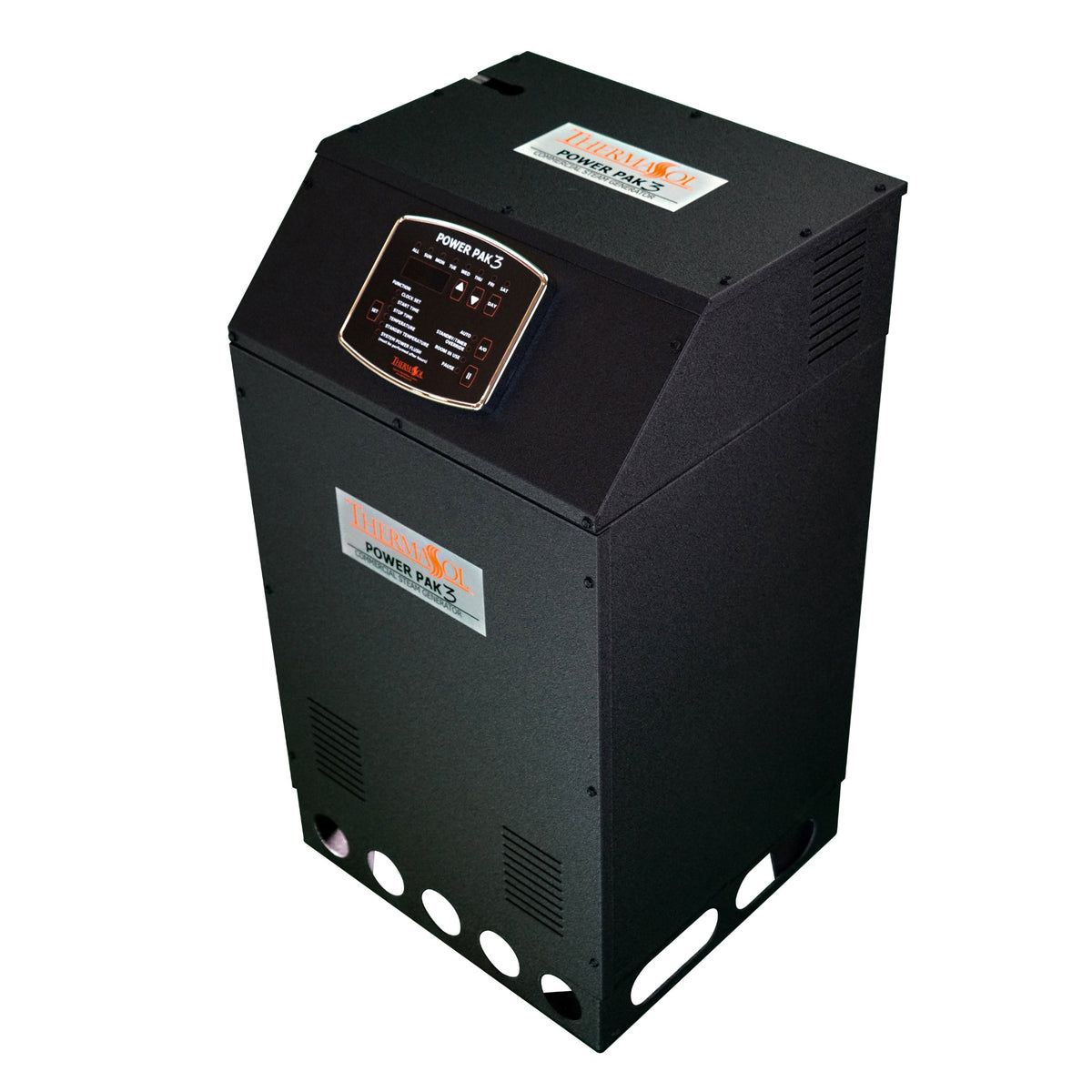ThermaSol PowerPak3 commercial steam package with generator and polished chrome control kit