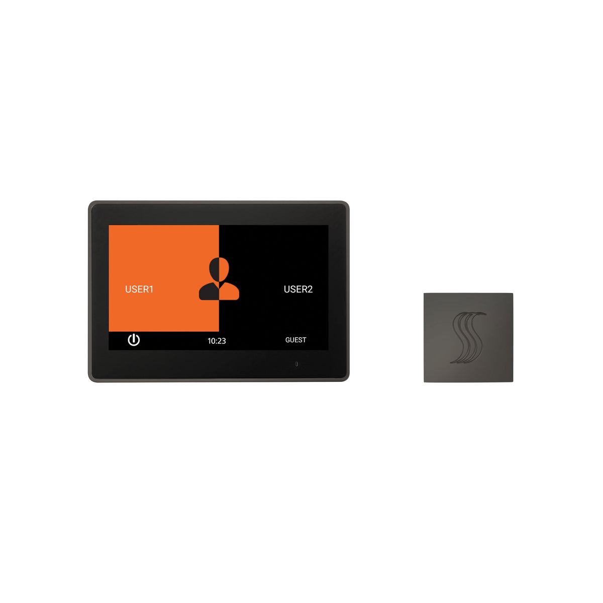 ThermaSol ThermaTouch2 + SteamVection kit — 10", Square, Black Nickel