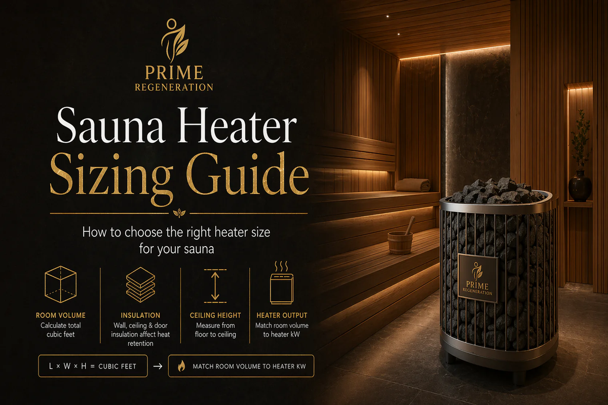 Sauna Heater Sizing Guide