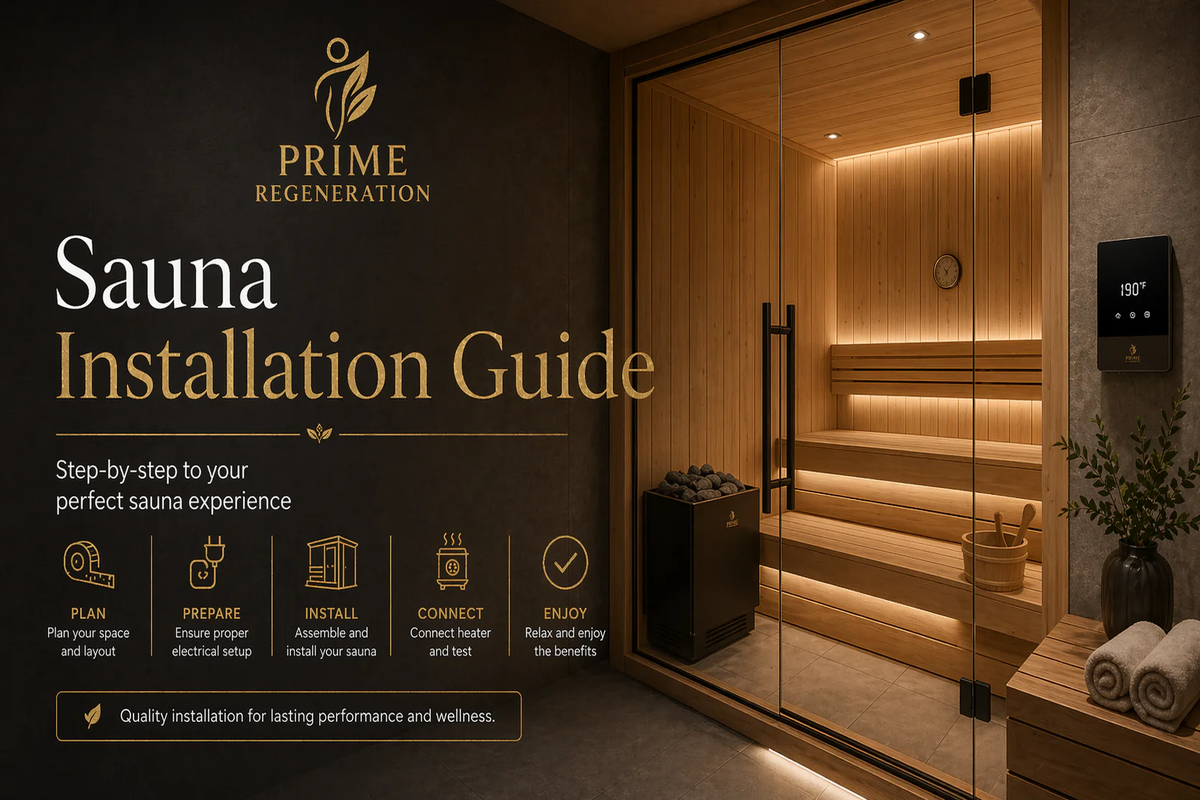 Step-by-step home sauna installation guide — planning, ventilation, and electrical requirements.