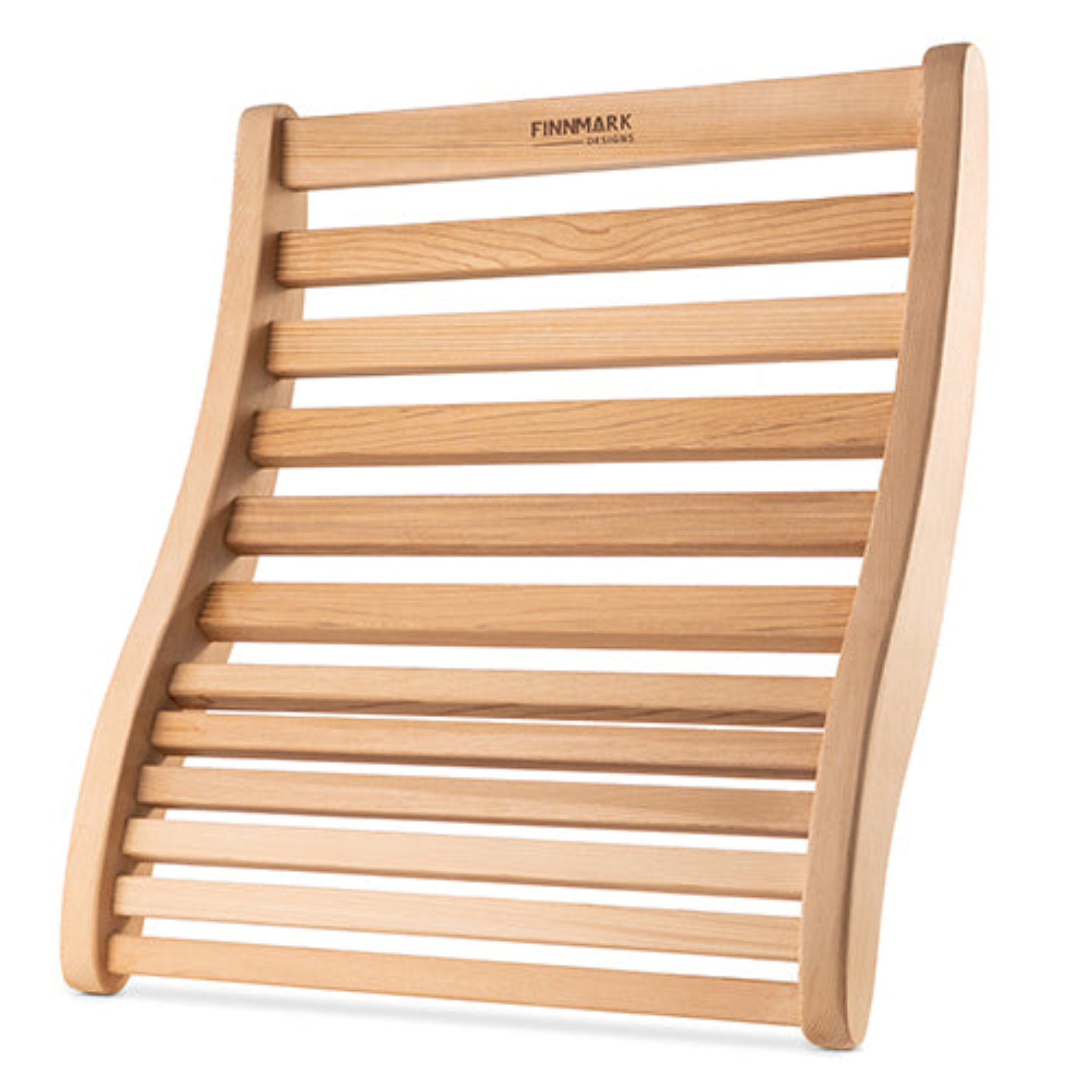 Finnmark Ergonomic backrest curved. on a white background