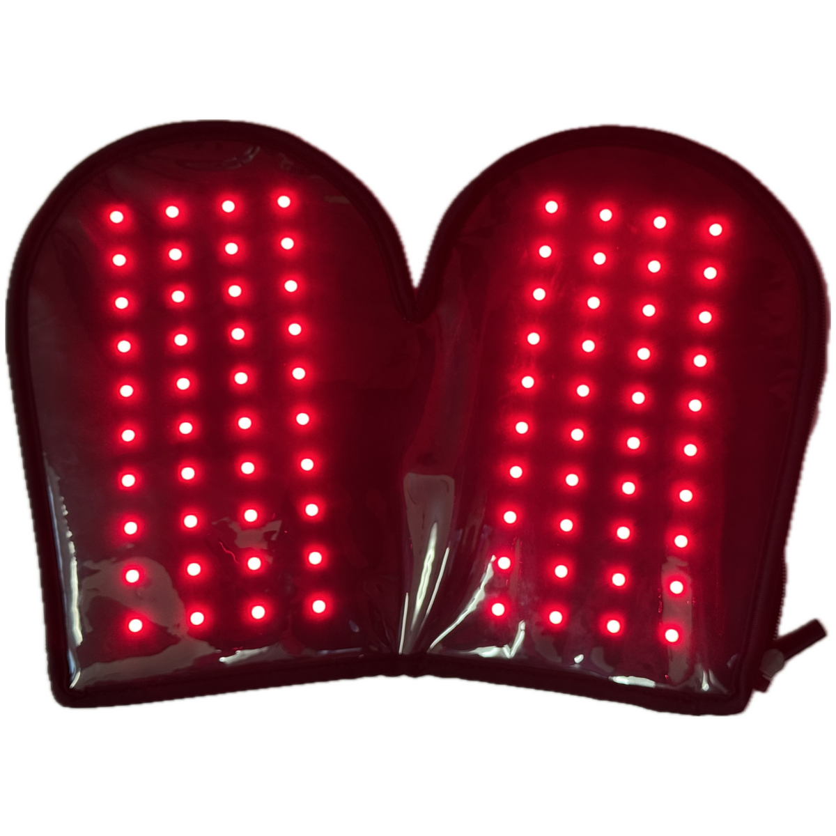 TheraGlove Red Light Therapy Glove with red LED lights for use on hands and wrists.