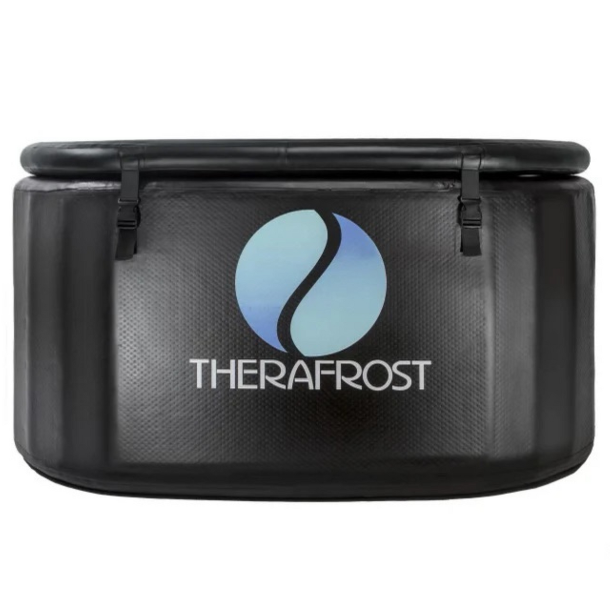 TheraFrost - The Ultimate Plunge portable cold therapy tub with logo design.