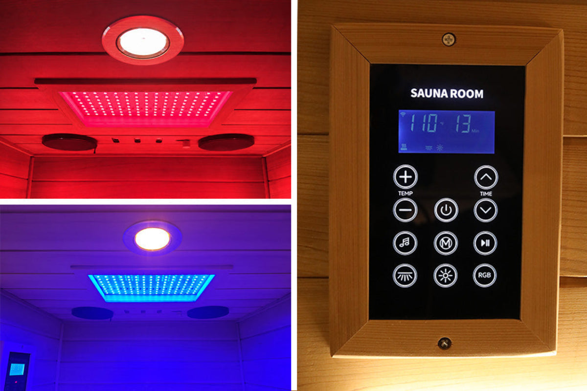 Wizzisaunas 909MX mini infrared sauna sauna room panel