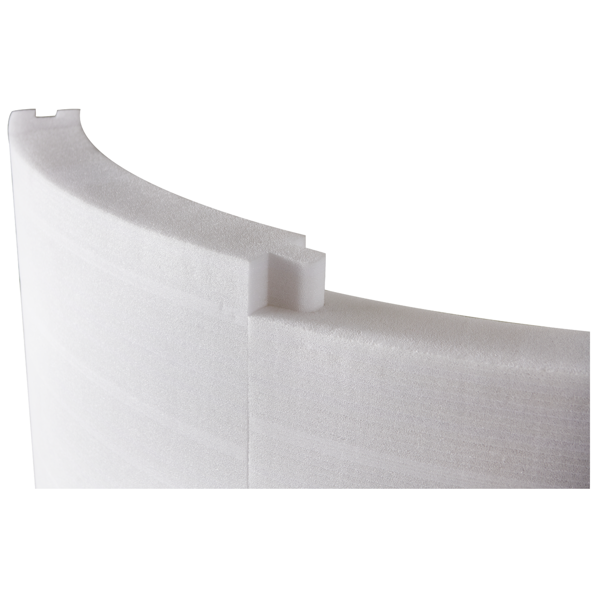 Close-up of the rigid foam panel used in the MSPA Cocoon rigid hot tub for enhanced durability and insulation.