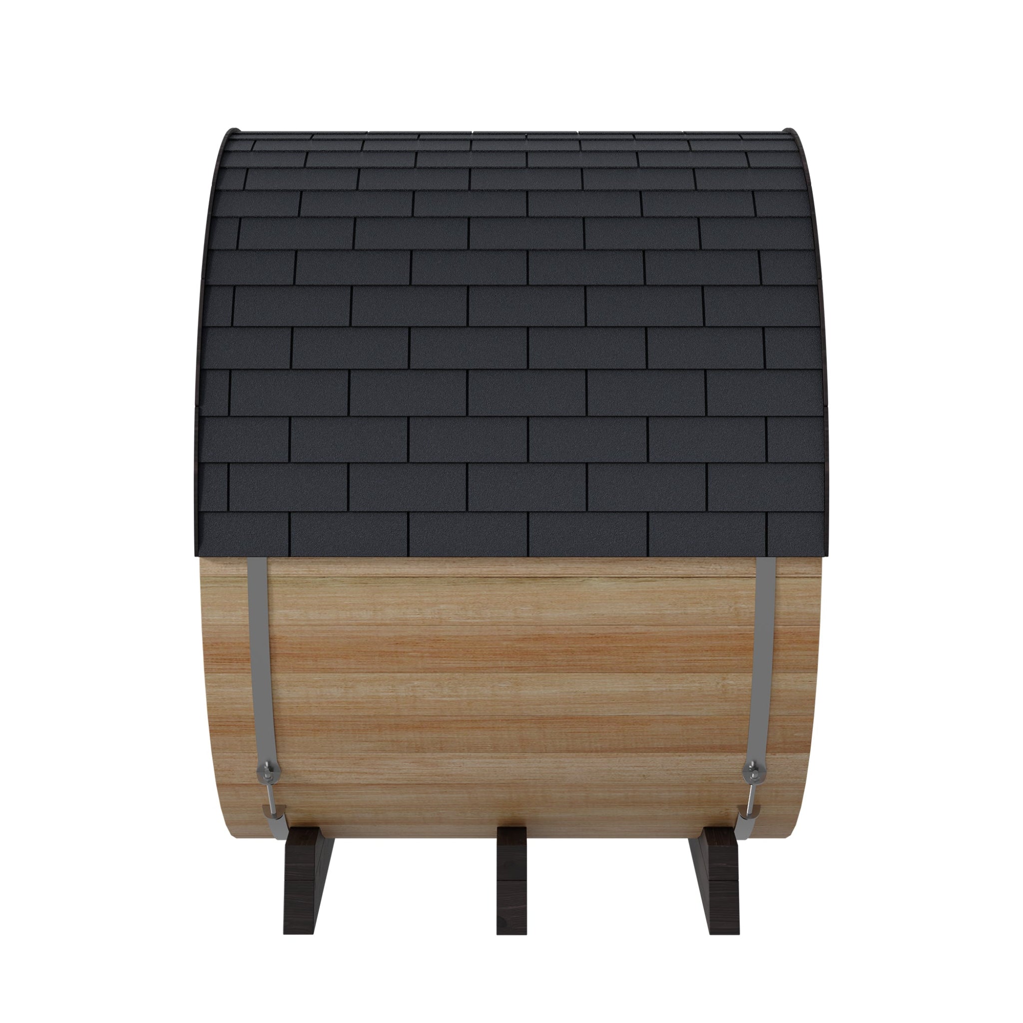 Finnmark FD-7 combination barrel sauna full side view, Thermo-Aspen