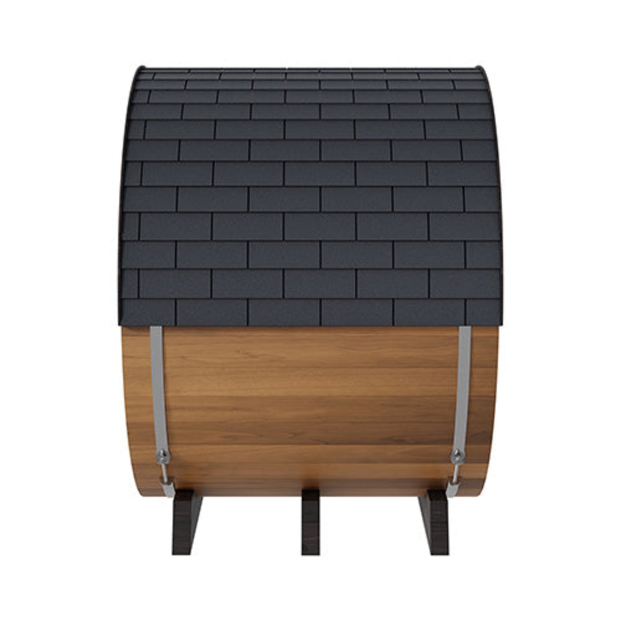 Finnmark FD-6 combination barrel sauna full side view