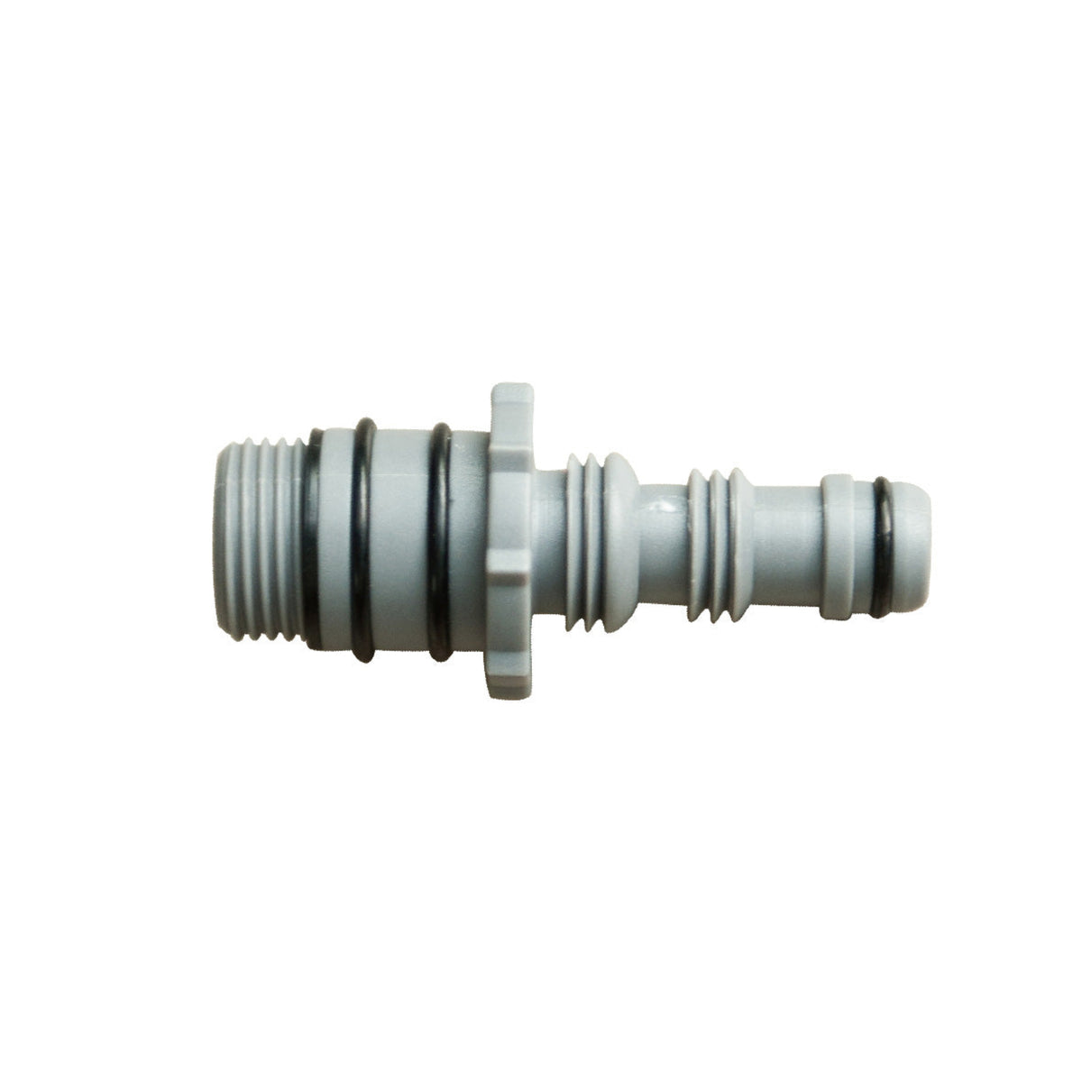 Plumbing fitting on a white background
