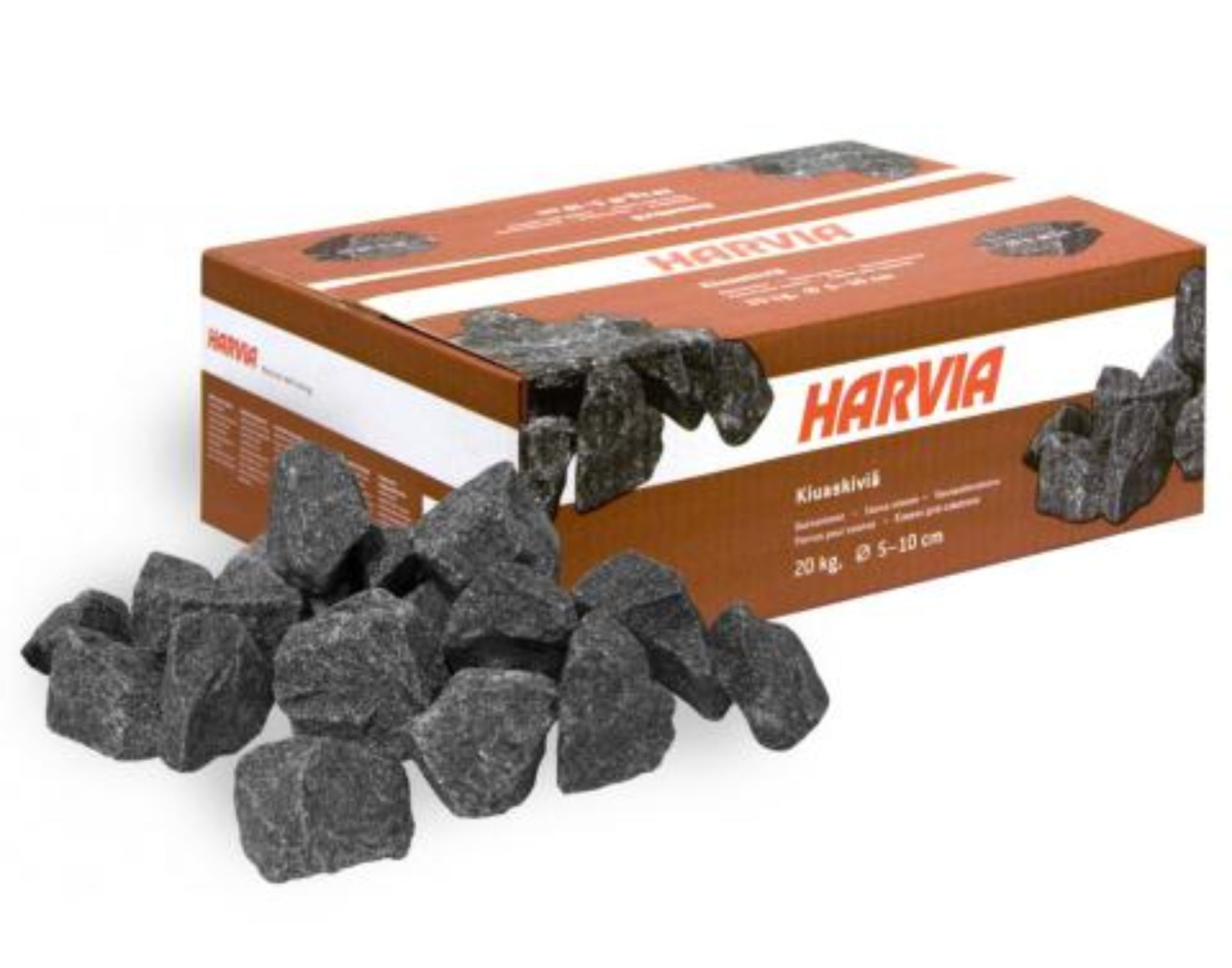 Harvia AC3000 Split-Face Sauna Stones - with box