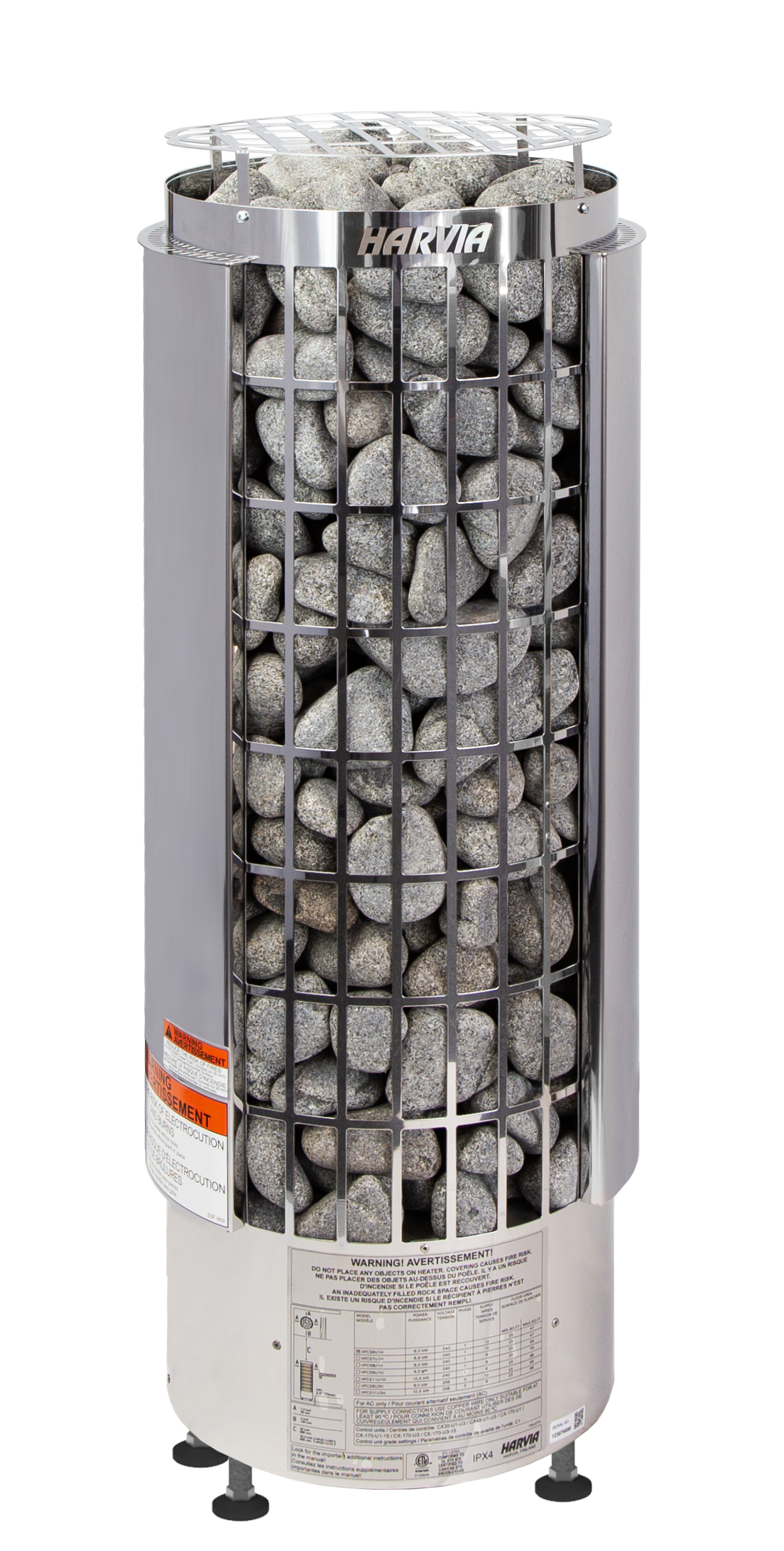 Harvia Cilindro Half 6kW Electric Sauna Heater - 240V 1PH