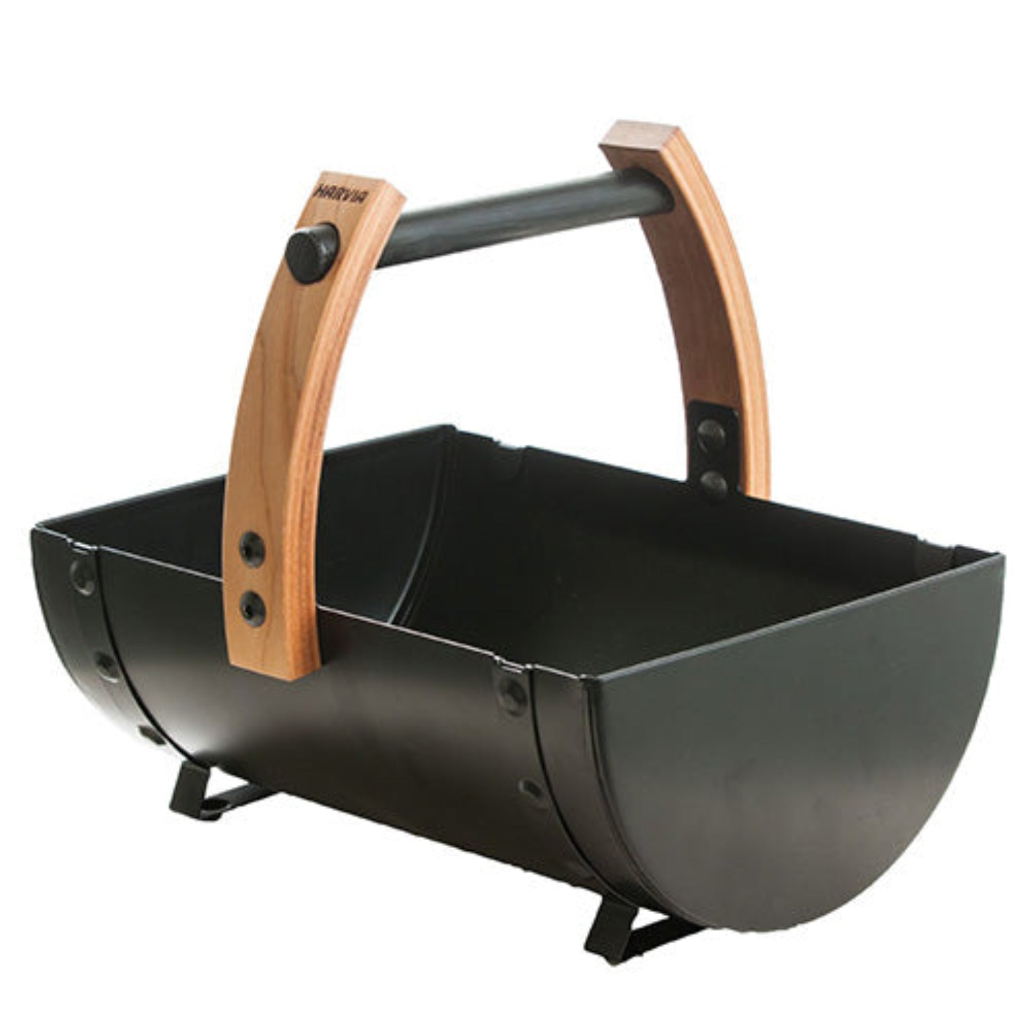 Harvia Legend Sauna Bucket SASPO100 Black Steel with Thermo-Aspen Handle