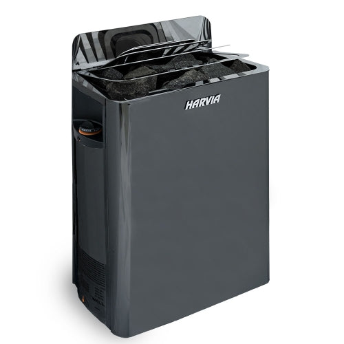 Harvia The Wall SW60 Electric Sauna Heater, Black