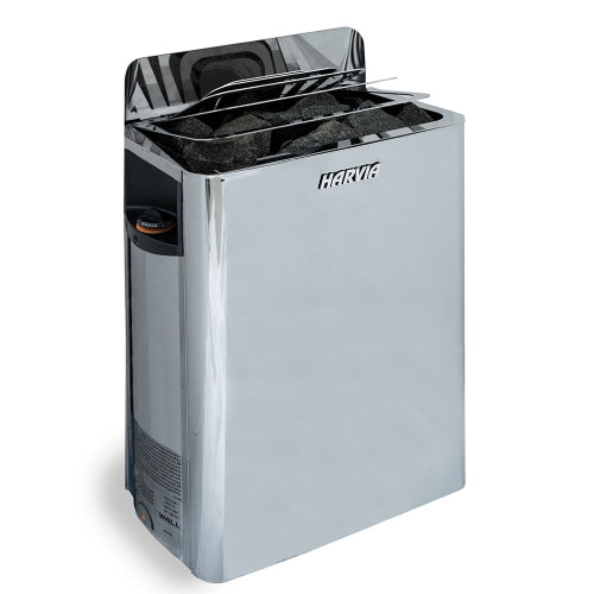 Harvia The Wall SWS60 Electric Sauna Heater in stainless steel finish