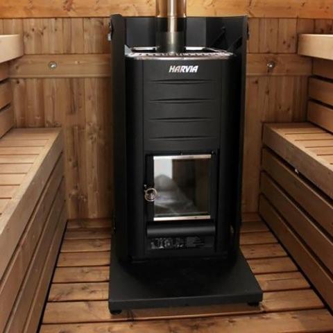 Protective Bedding for Harvia Sauna Stoves, Black, LG