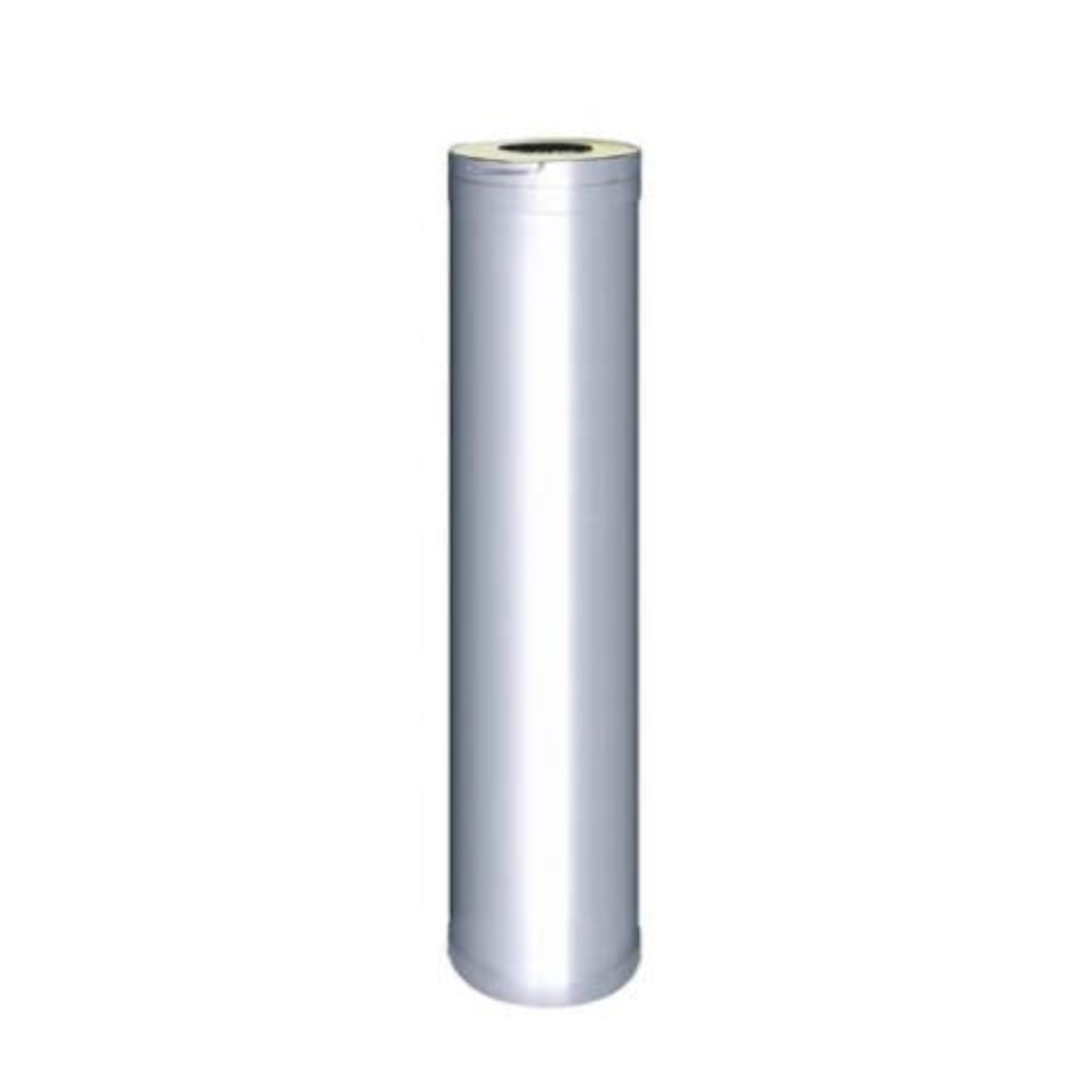 Harvia WHP1000 1000mm chimney extension pipe — black steel for wood-burning sauna heaters