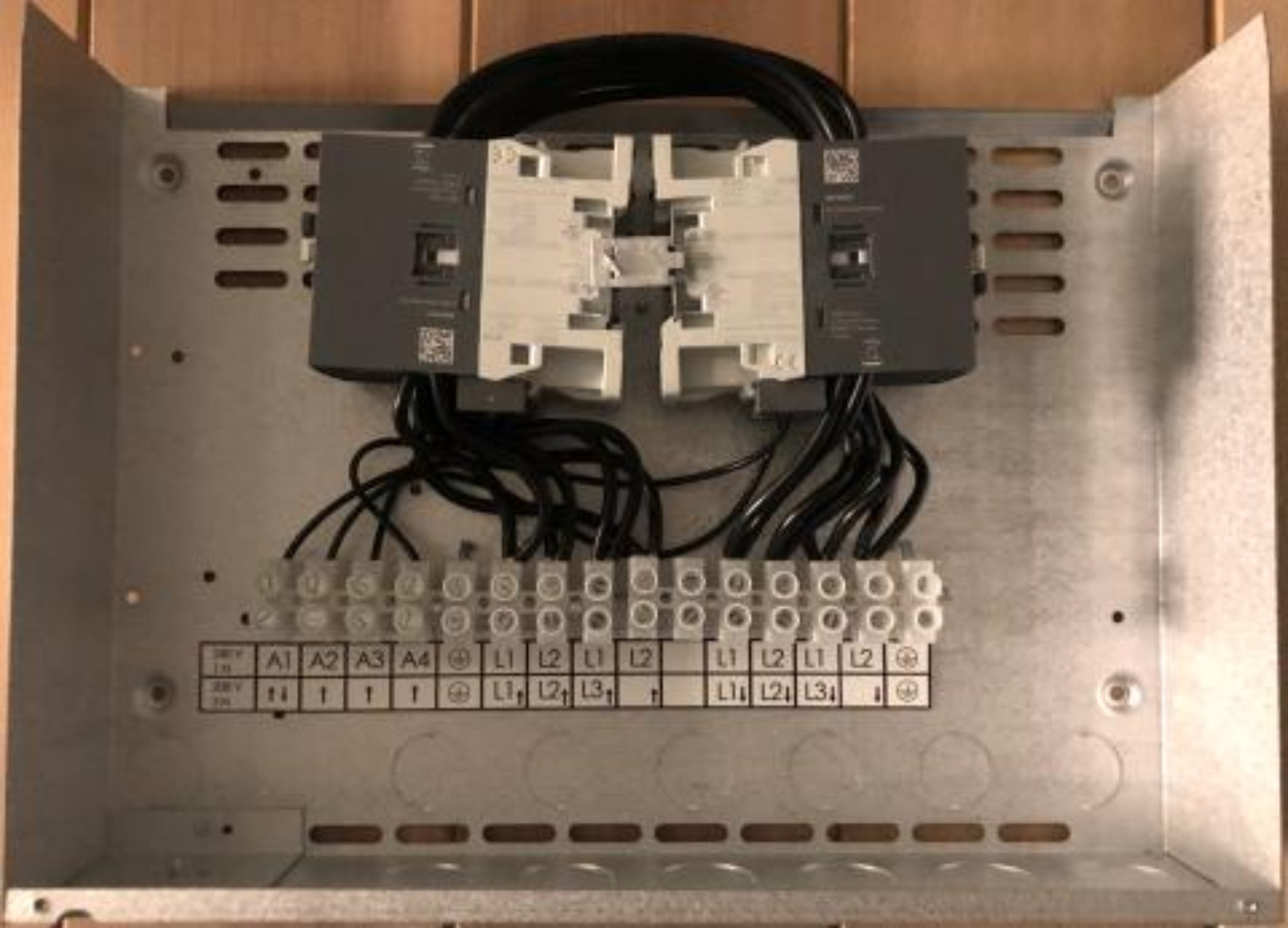 Harvia LTY45-U1-U3 Power Extension Unit, inside view