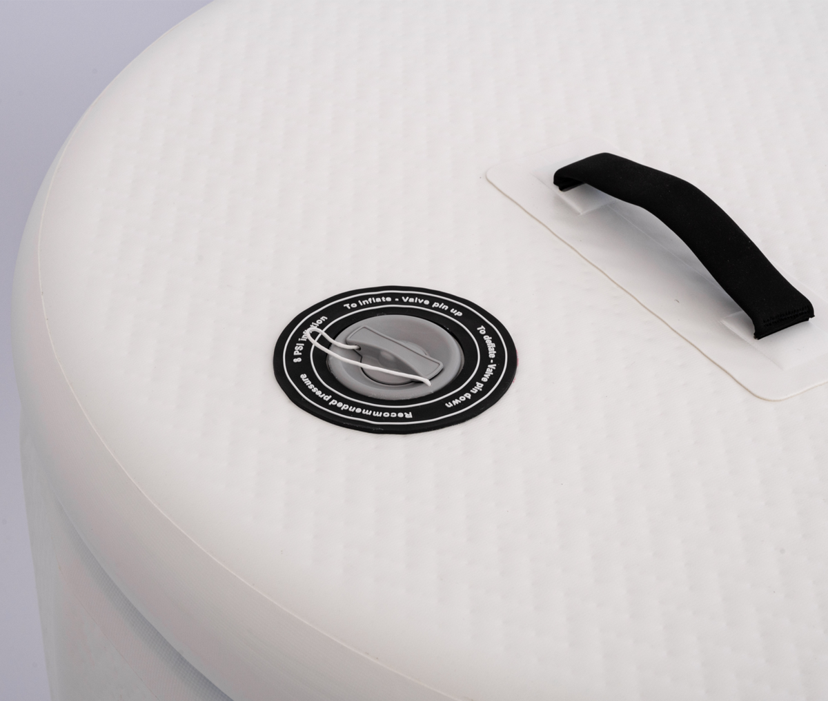 RevX inflatable lid air valve and handle