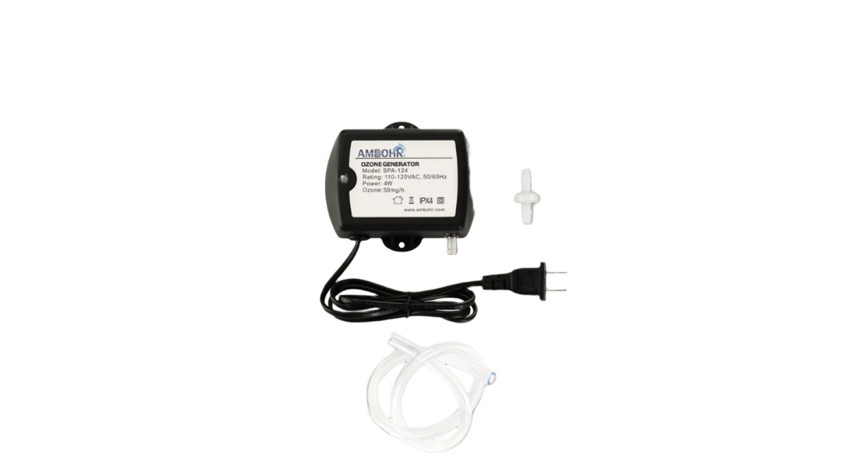 AMBOHR SPA-124 ozone generator with tubing and check valve