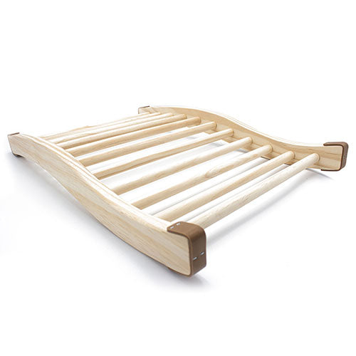 PROSAUNAS S-Shaped Sauna Backrest | Ergonomic Wood Back Support | Pine or Cedar