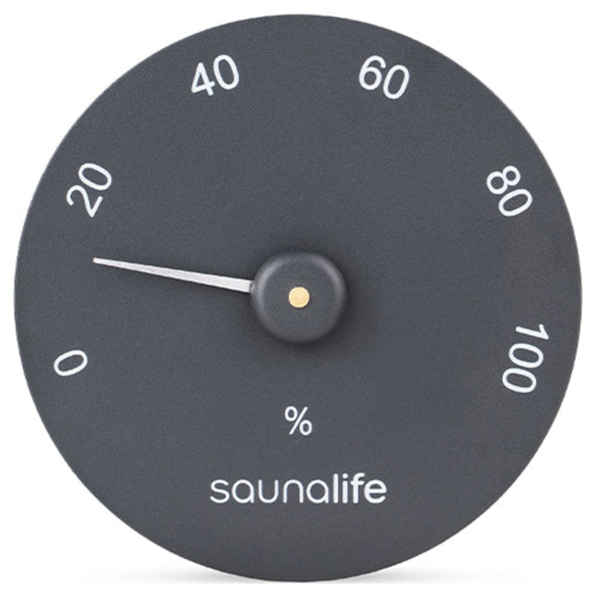 SaunaLife designer sauna hygrometer humidity gauge – view 1